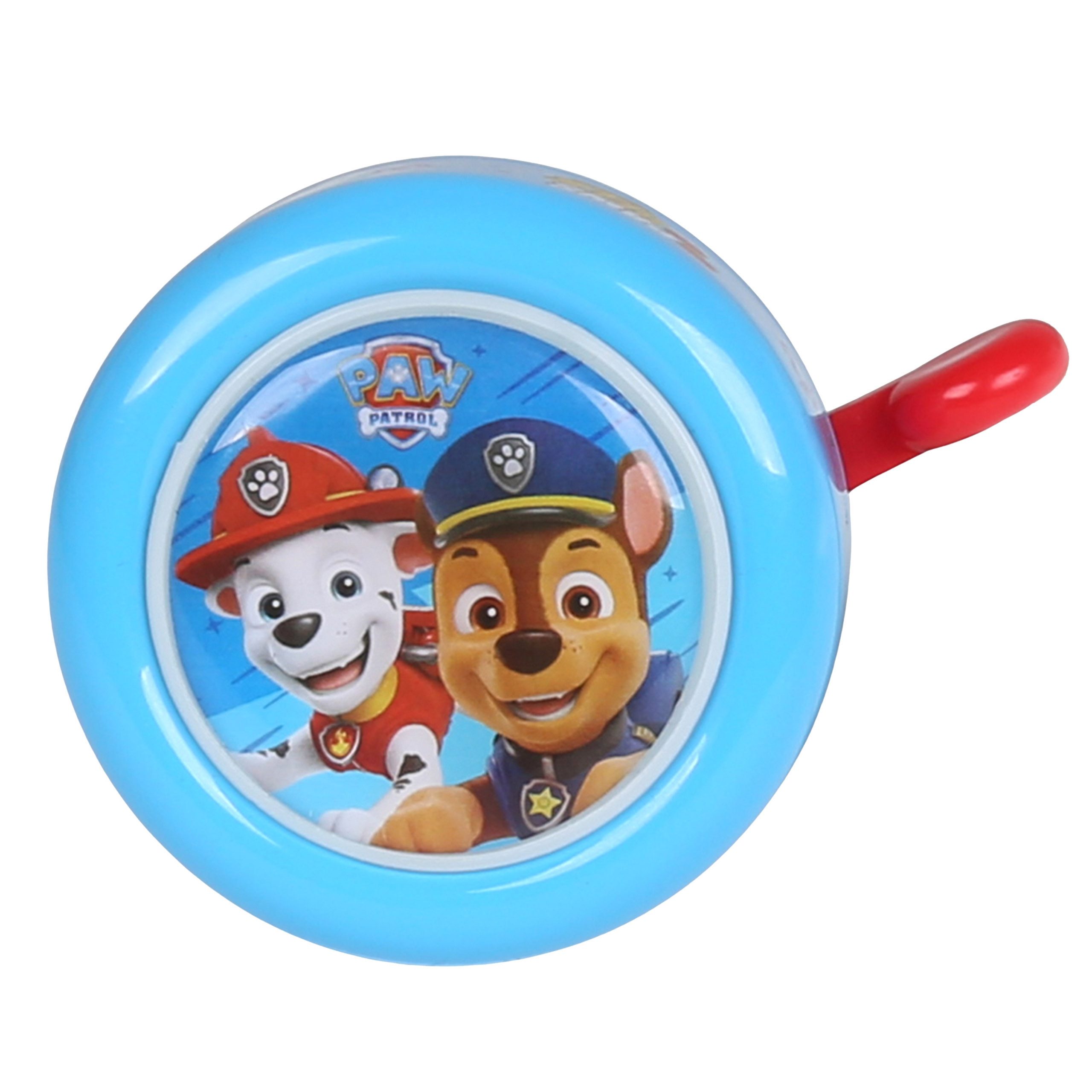 PAW PATROL Fahrradklingel Paw Patrol Chase Marshall Kinderfahrradklingel, Junge