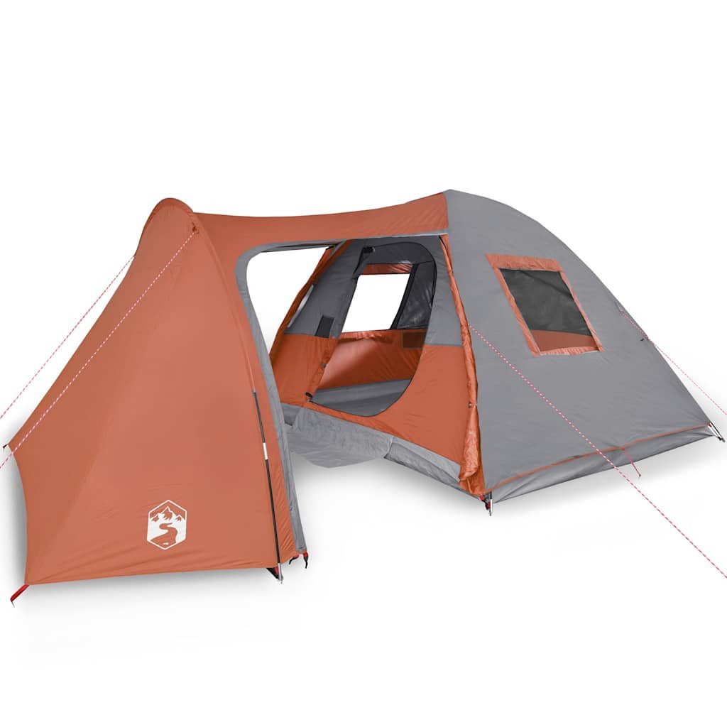 vidaXL Kuppelzelt Kuppel-Familienzelt 6 Personen Orange Wasserdicht, (1 tlg)