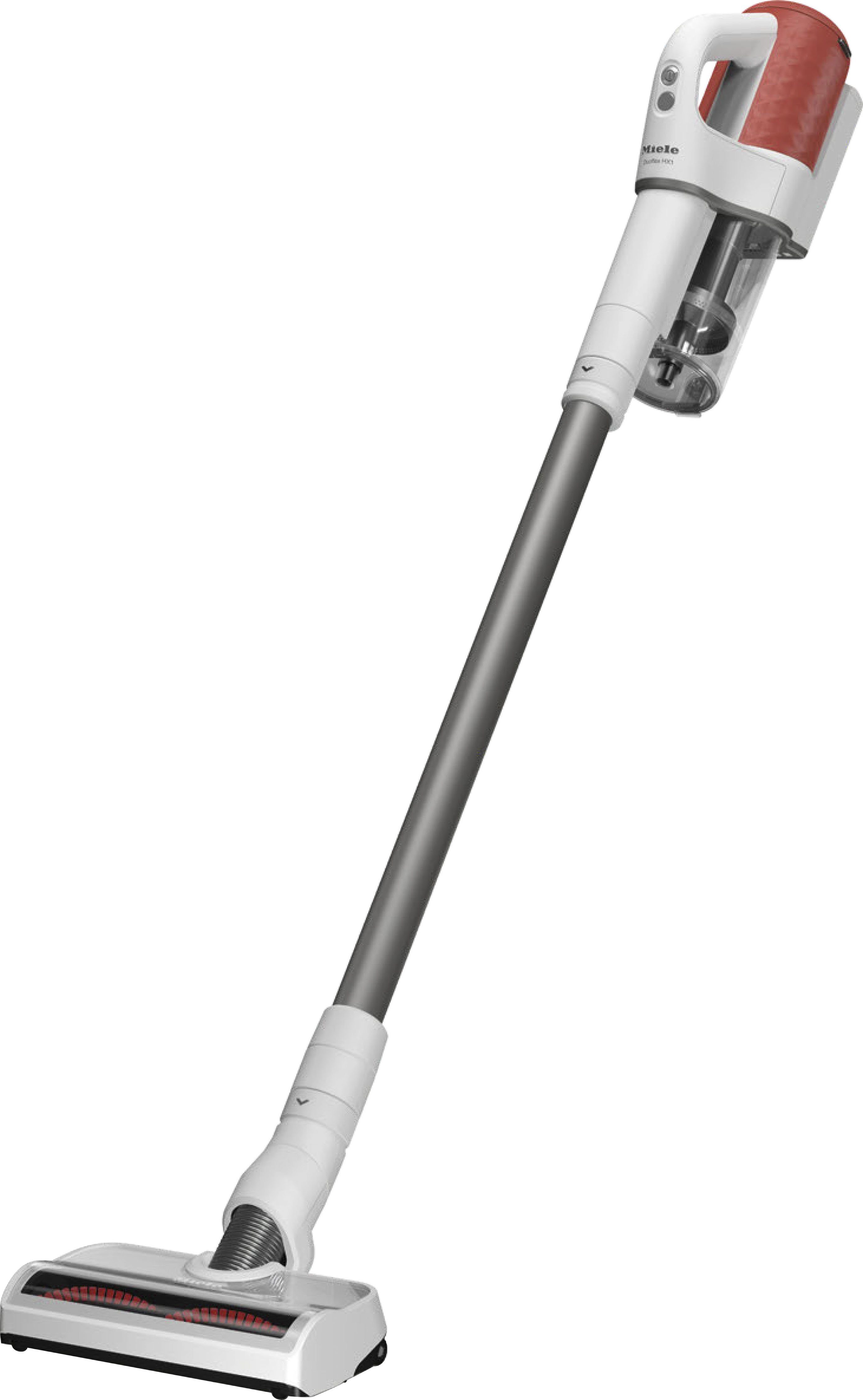 Miele Duoflex HX1 Akku Staubsauger, 2in1-Funktion, 3,15 kg leicht, 160 W, beutellos, Brilliantweiß Spacegrey Terrarot