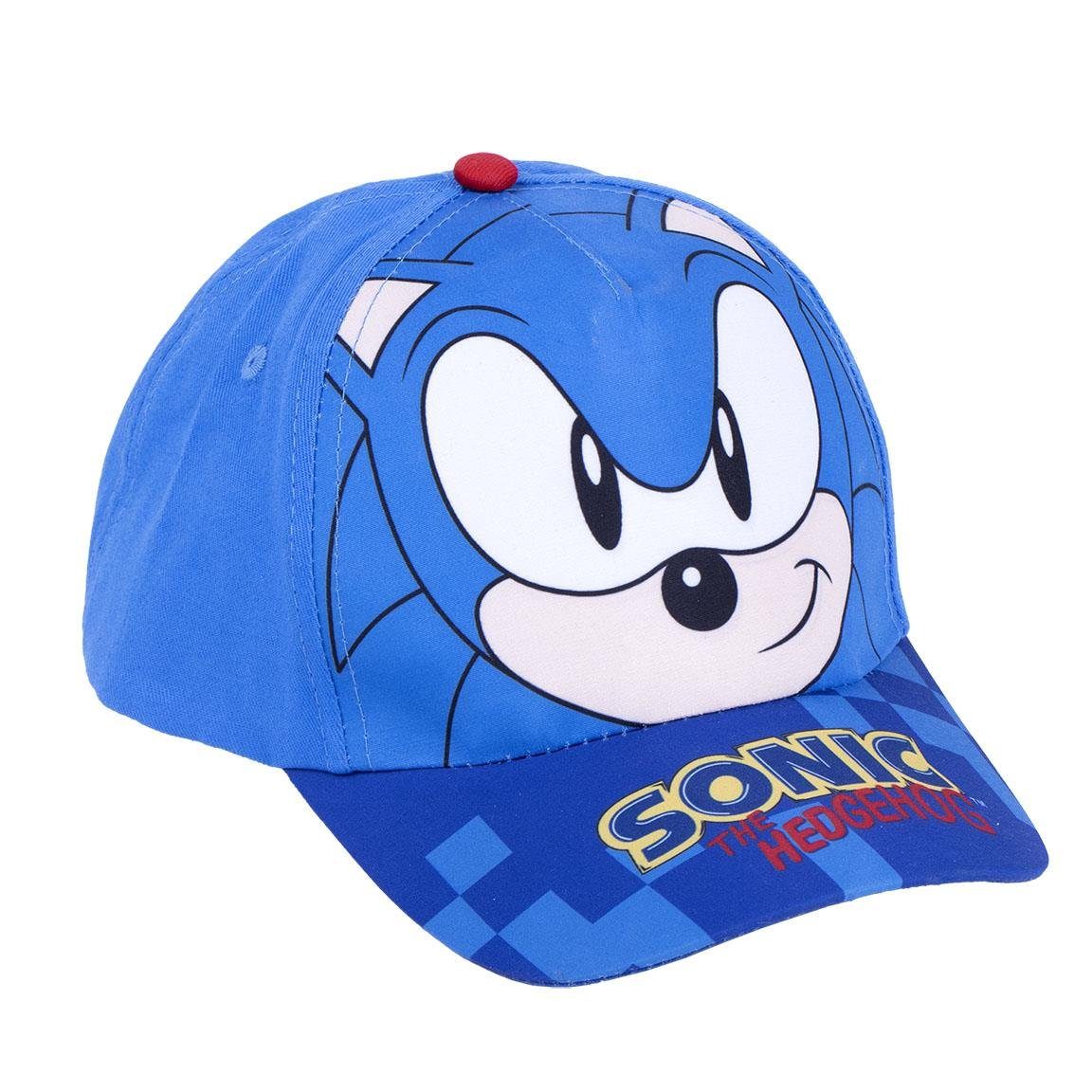 mit 53 Sonic SEGA Sonnenbrille Sommerkappe Größe (2-St) Cap cm Set Baseball
