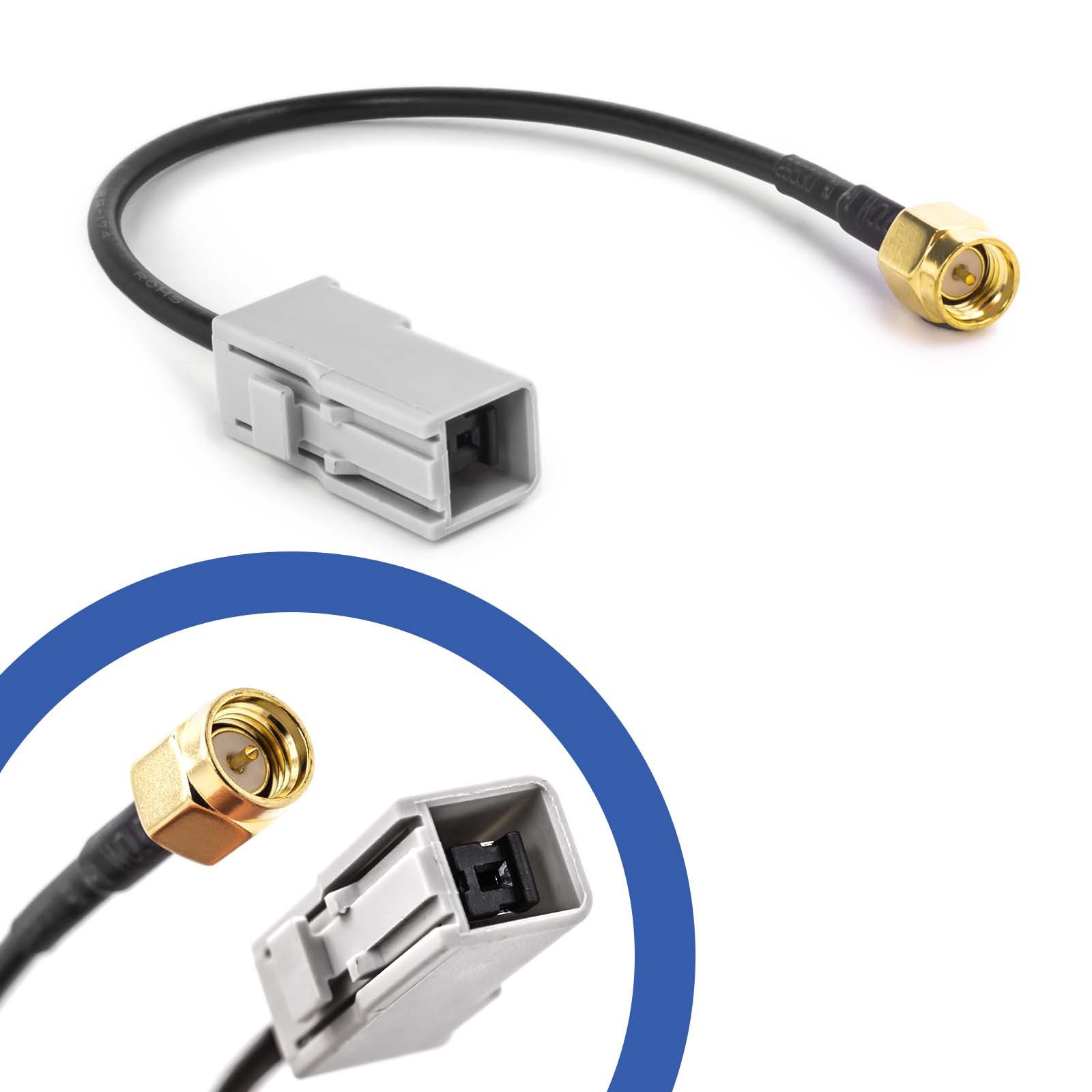 Adapter Universe Auto KFZ Antennen Adapter GT5 (M) Buchse auf SMA (M) Stecker Kabel KFZ-Adapter