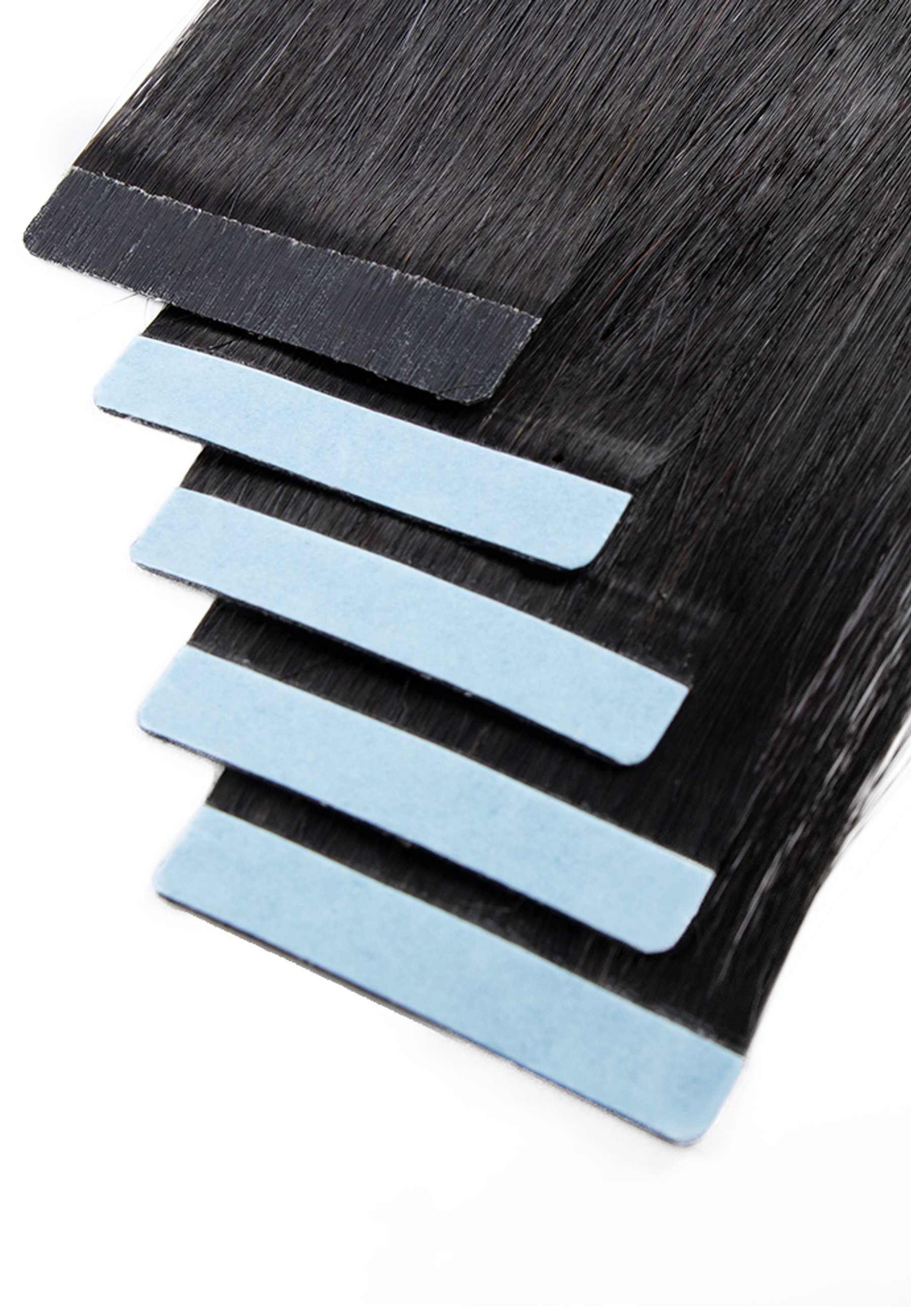 Echthaar-Extension Echthaar Tape On-Extension Skin-Wefts Remy Double Drawn Hair 25 gr