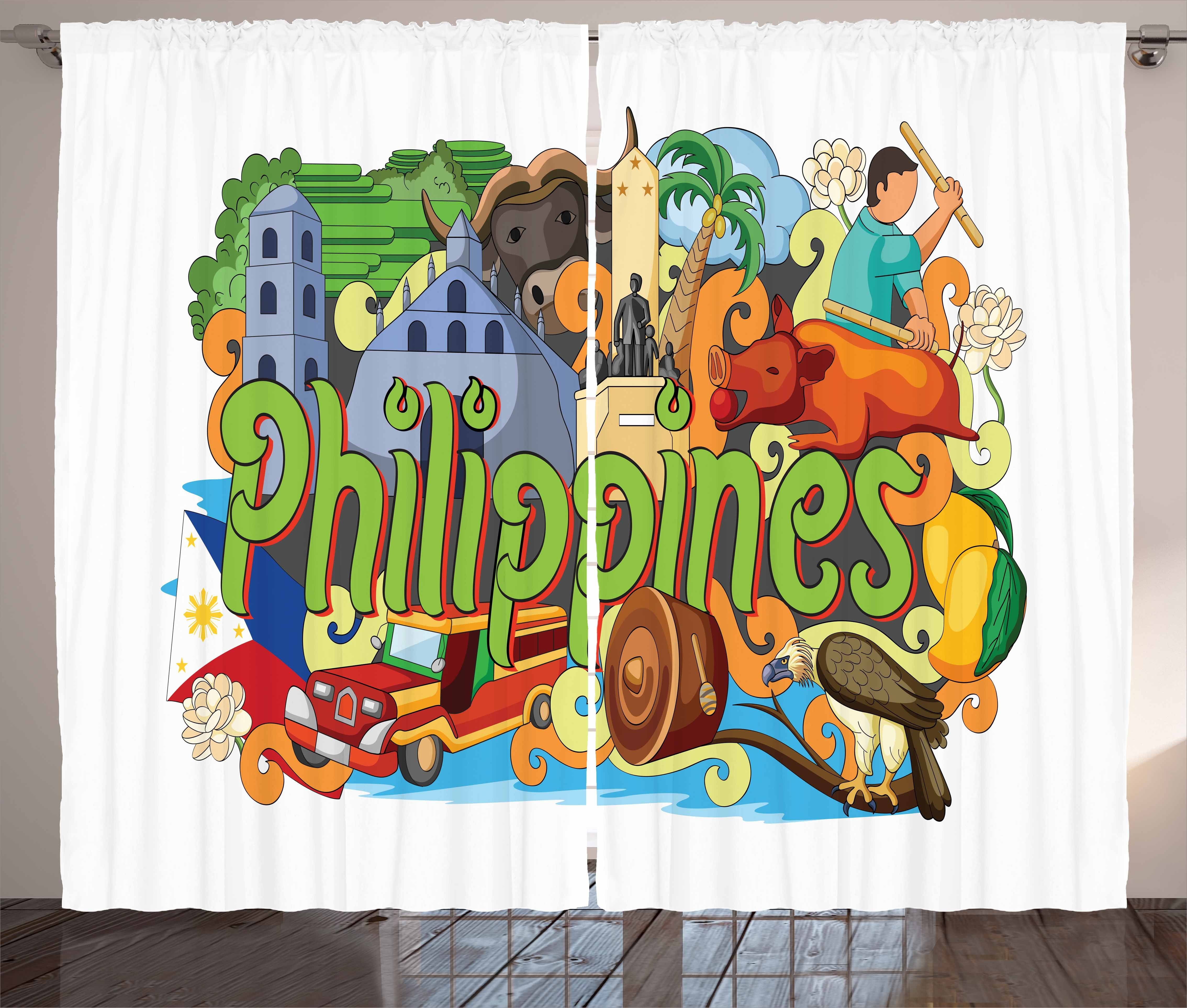 Gardine Schlafzimmer Kräuselband Vorhang mit Schlaufen und Haken, Abakuhaus, philippi~~POS=TRUNC Architektur und Kultur
