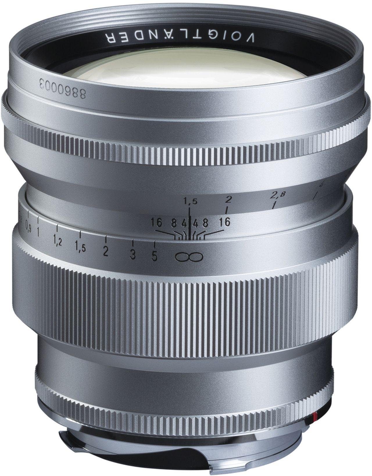 Voigtländer Nokton 75mm f1,5 VM asphärisch silber Objektiv