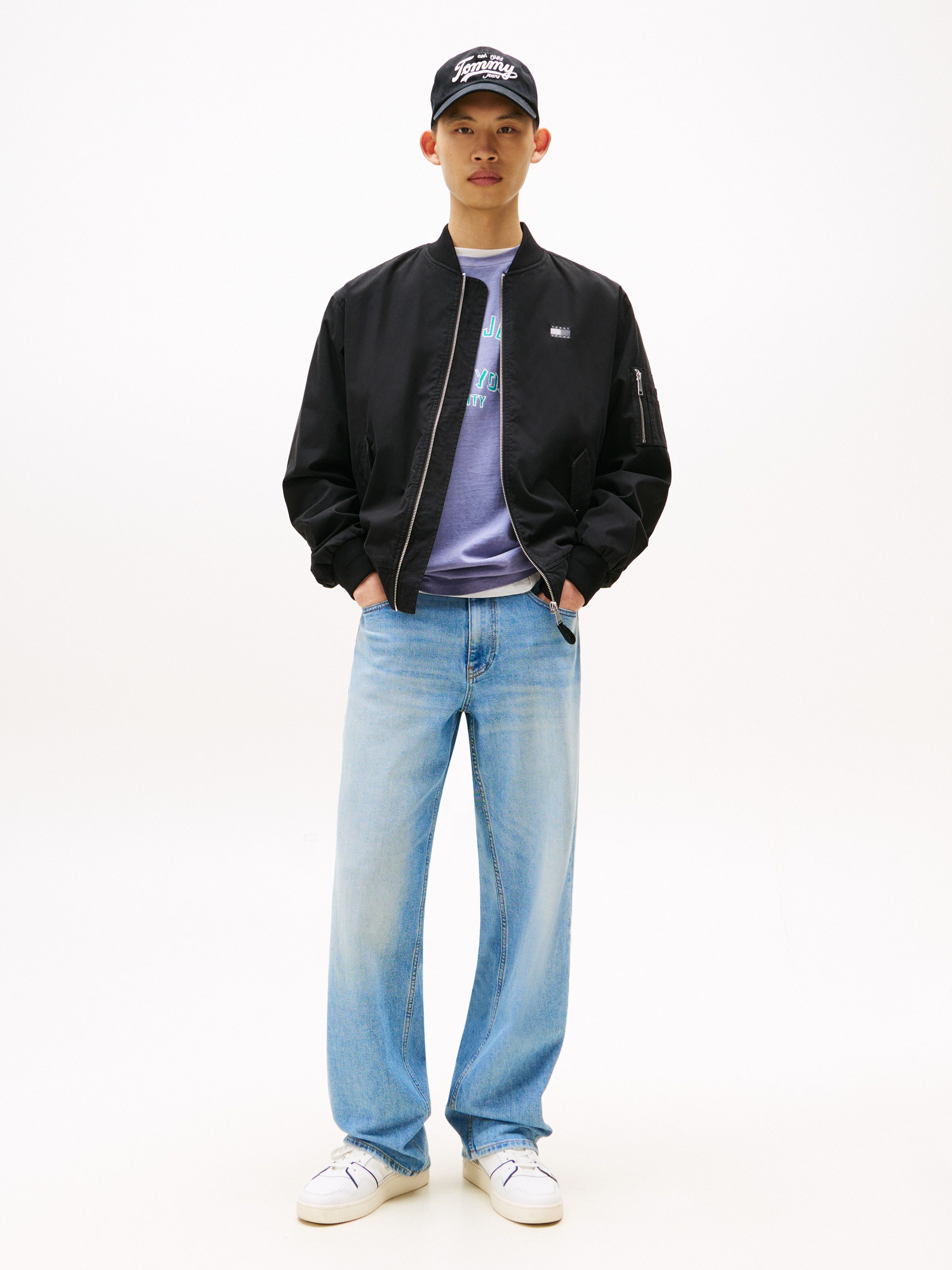 Tommy Jeans Bomberjacke TJM COTTON BOMBER JACKET Fliegerjacke, Freizeitjack günstig online kaufen