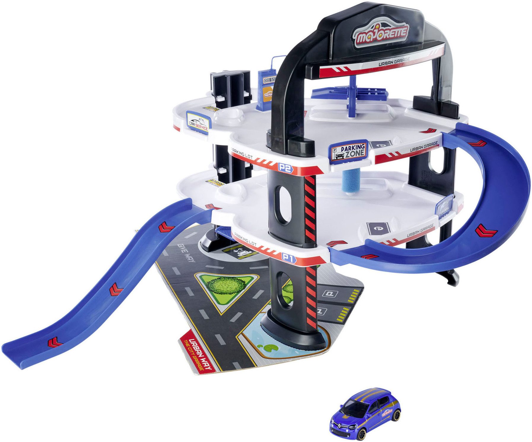 majORETTE Spiel-Parkgarage Urban Garage 60 Years Anniversary+1 Car günstig online kaufen