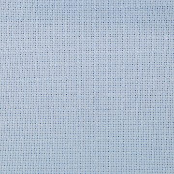 maDDma Stoff Kreuzstichstoff Baumwolle 0,5 x 1,4m, hellblau