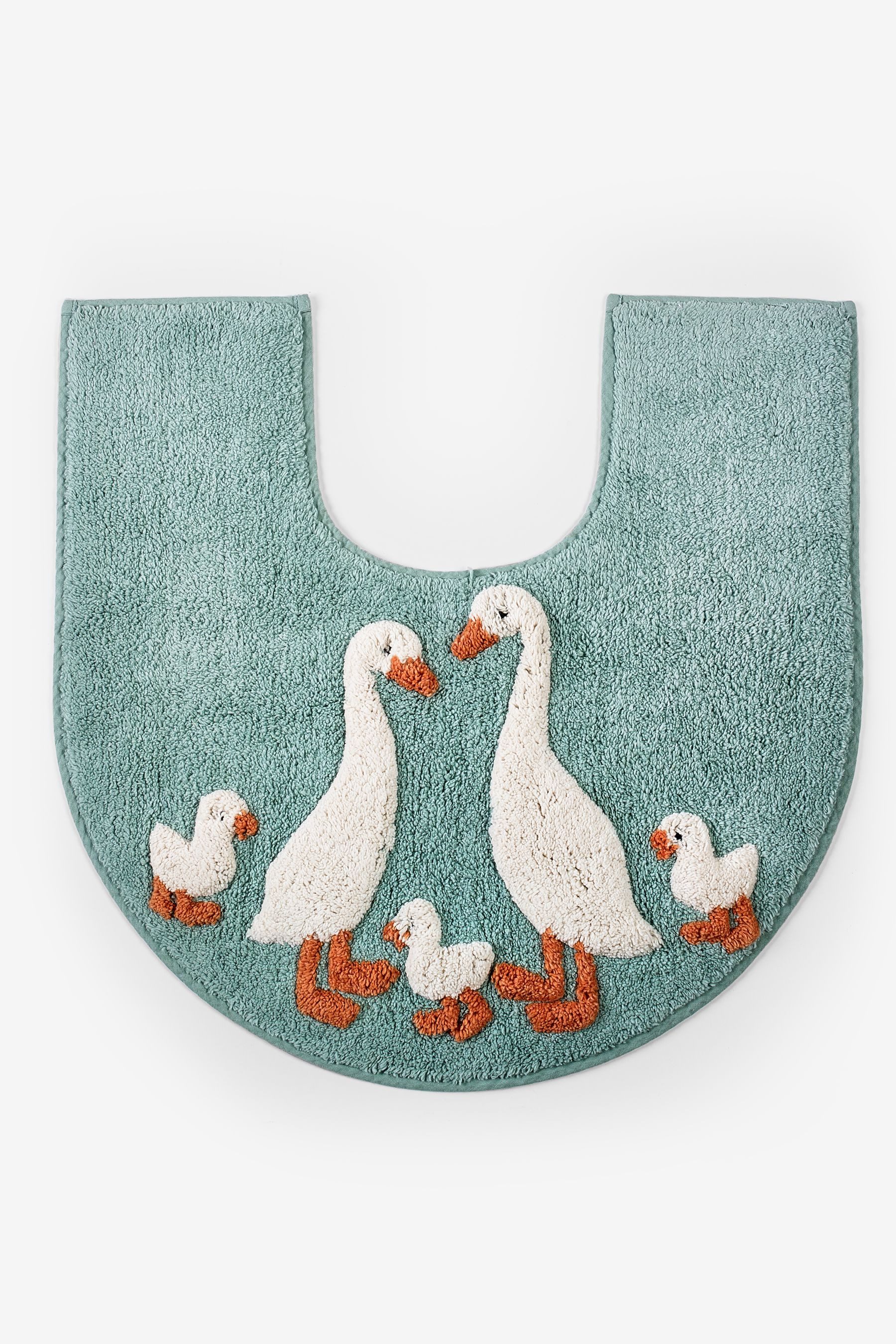 Next Badematte Goose And Friends Toilettenvorleger, Höhe 50 mm, Baumwolle günstig online kaufen