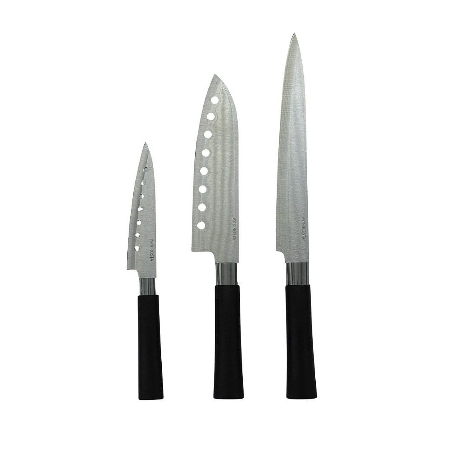 Nirosta Ножи-Set 3tlg. Ножиset Gyuto Santoku Honesuki Ножи Поварские ножи Küchenmesser, im japanischen Stil in Holzbox
