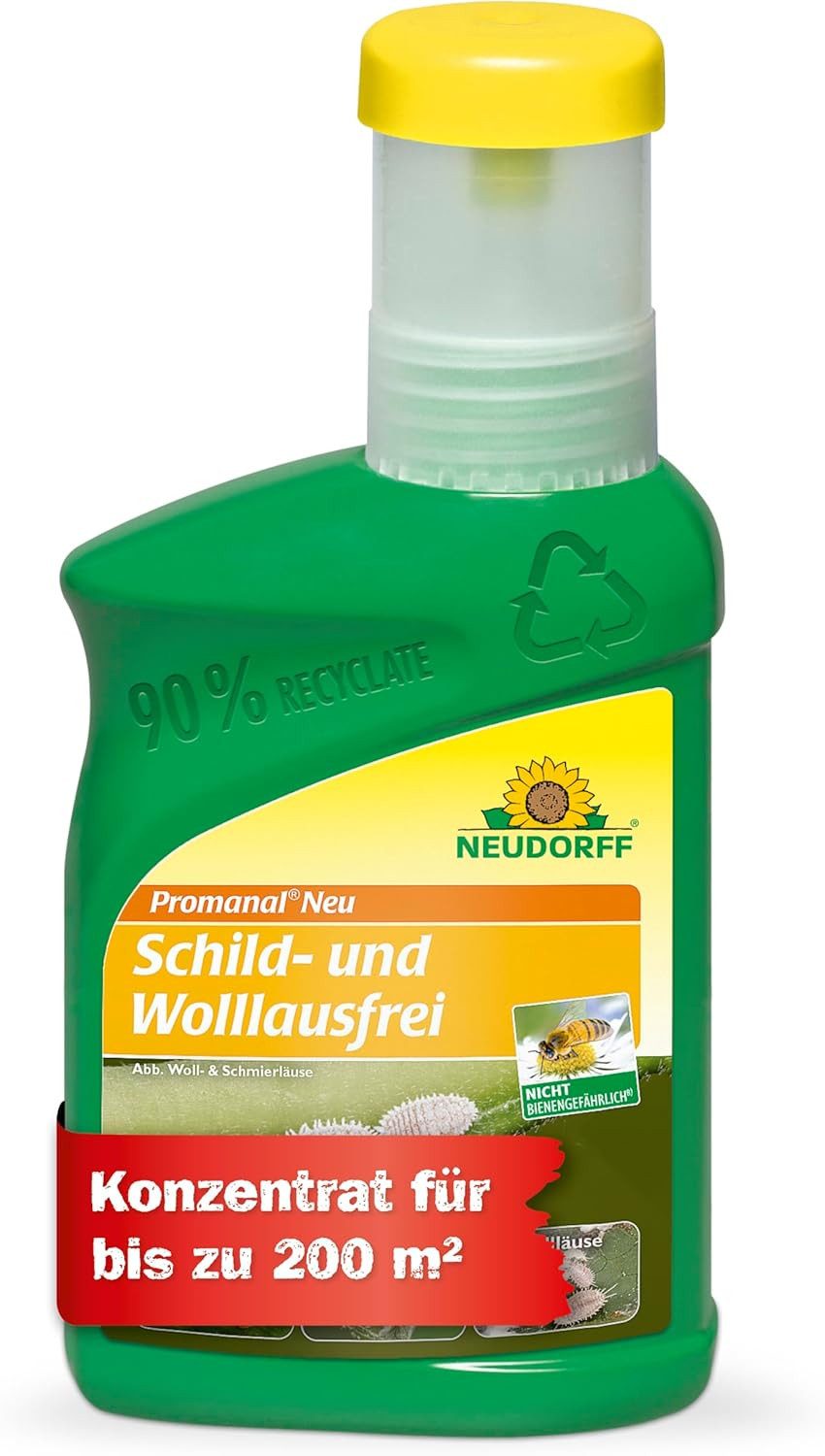 Neudorff Insektenspray Promanal Neu Schild- und Wolllausfrei 250 ml, 250 ml, einsetzbar an z.B. Oleander und Olive, geeignet für den Garten- und Zimmerpflanzen
