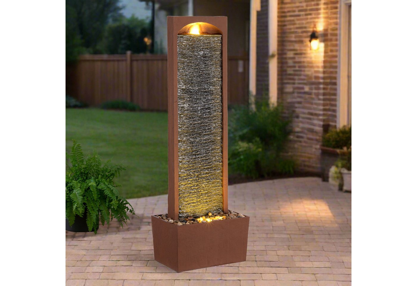 Thumbnail - Teamson Home Gartenbrunnen mit LED rot 84 cm