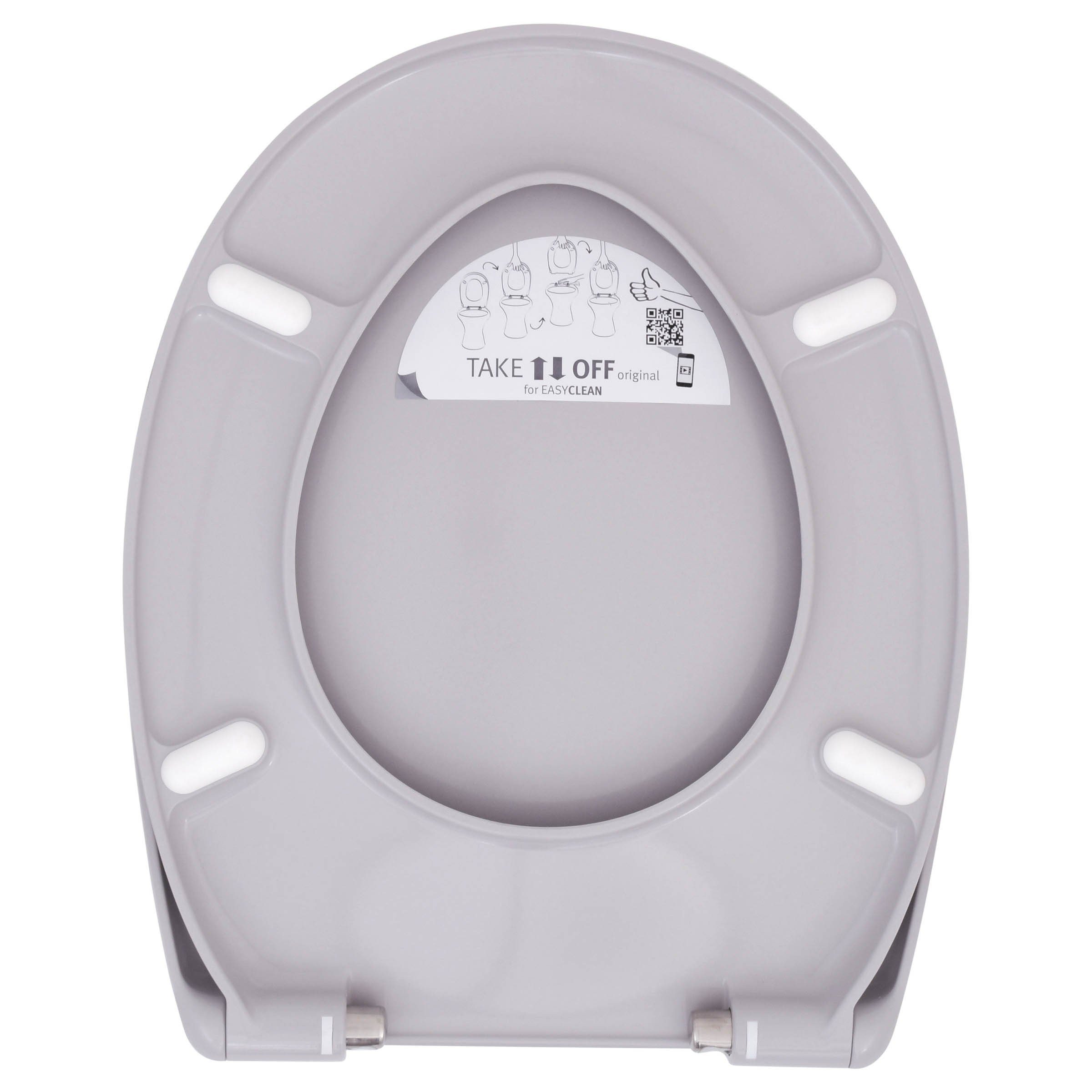 LUVETT WC-Sitz Premium C770 mit Absenkautomatik, Duroplast sanitär, O-Form (Inklusive 3 Befestigungsarten), mit Original SoftClose® Absenkautomatik, Duroplast – Bild 3 von 5