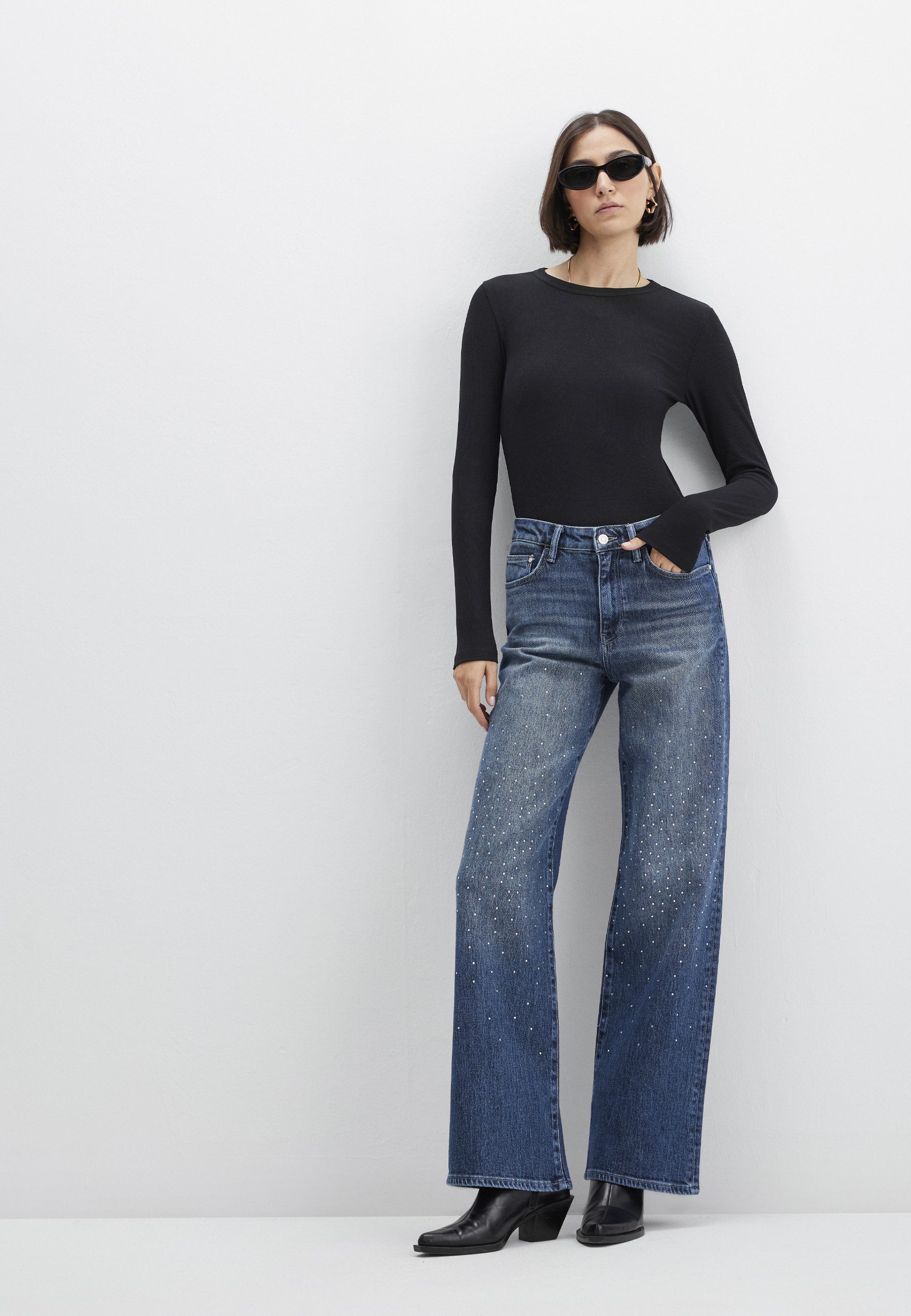 Mavi Weite Jeans MALIBU Wide Leg Jeans günstig online kaufen