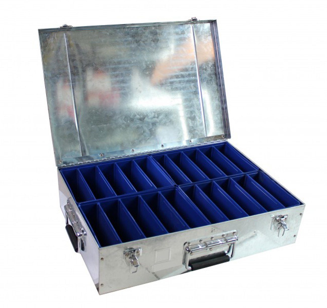 myMAW Werkzeugkoffer Koffer Fittingskoffer Metallkoffer… Fittinge Stahlblechkoffer für