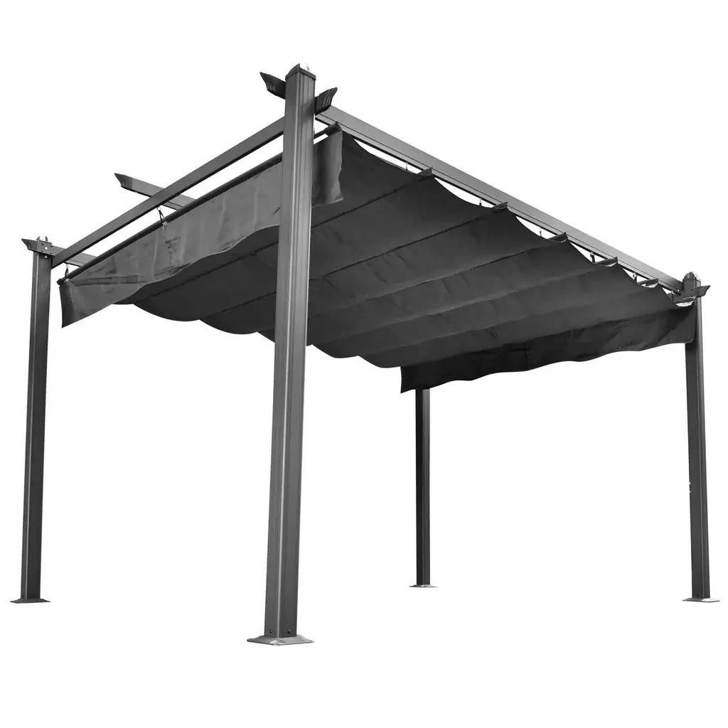 Hecht Pergola HECHT Pergola Garten 4x3 m Aluminium mit Polyester-Dach, (HECHT Pergola Garten 4x3 m Aluminium mit Polyester-Dach, HECHT Pergola Garten 4x3 m Aluminium mit Polyester-Dach)