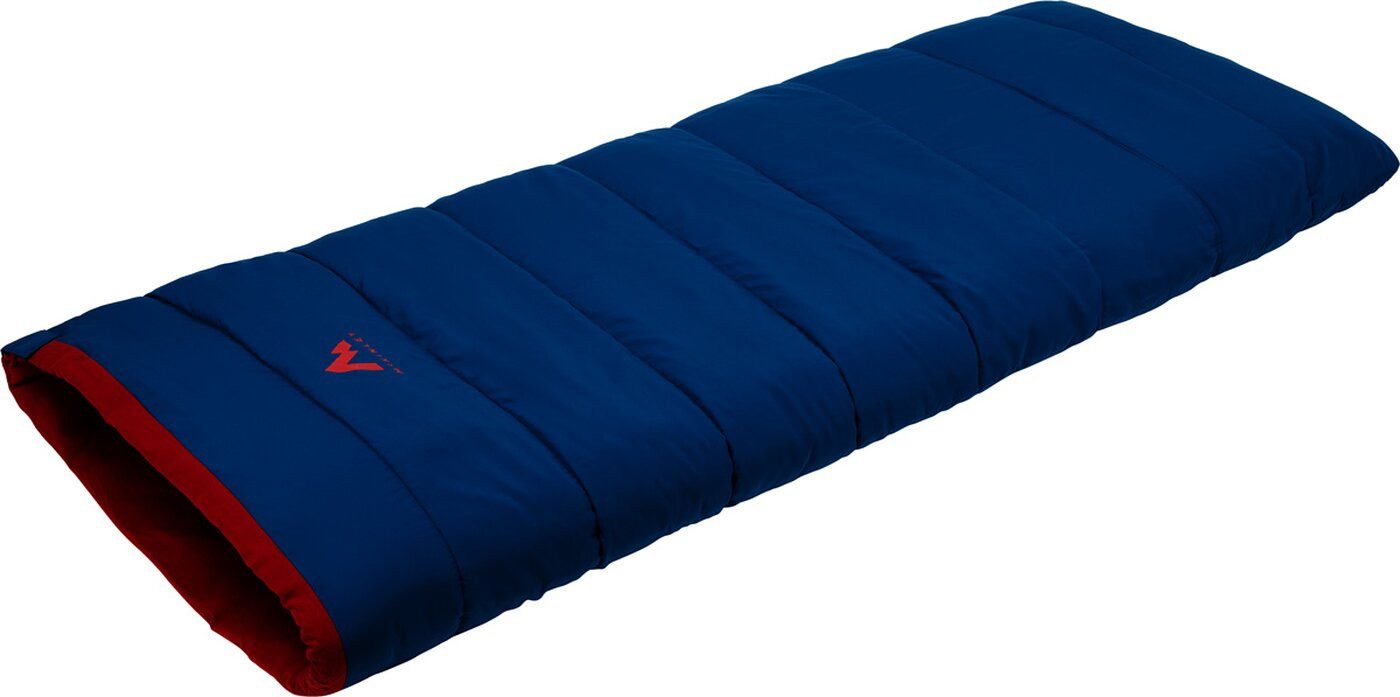 Deckenschlafsack Decken-Schlafs. CAMP FLANELLE 900 BLUEPETROL/BLUEPETRO
