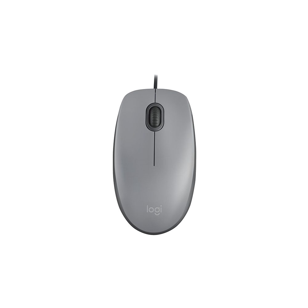 Logitech M110 Silent - MID GRAY - EMEA Gaming-Maus (kabelgebunden)