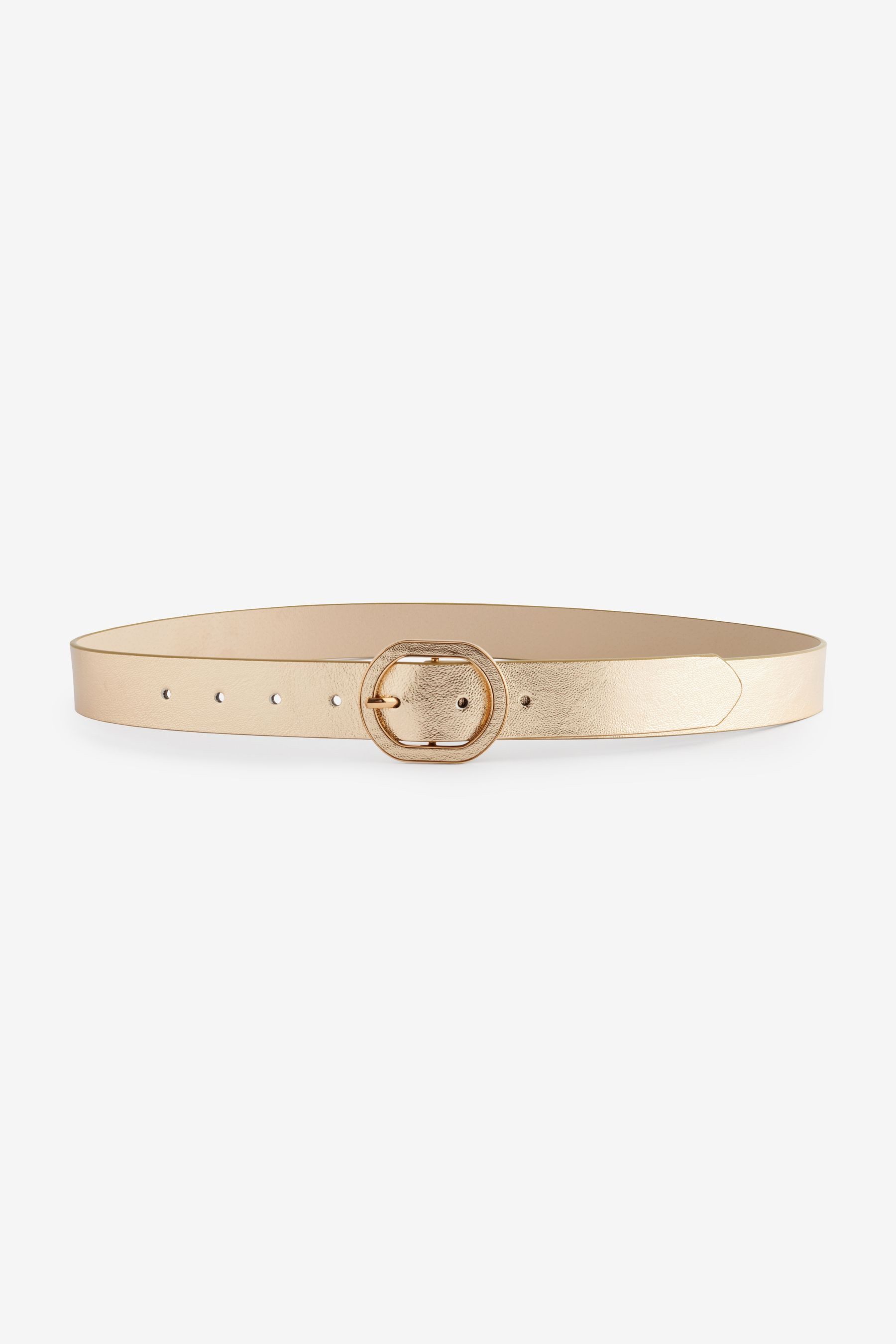 Next Synthetikgürtel Regular Fit Metallic-Gürtel (1-St) günstig online kaufen