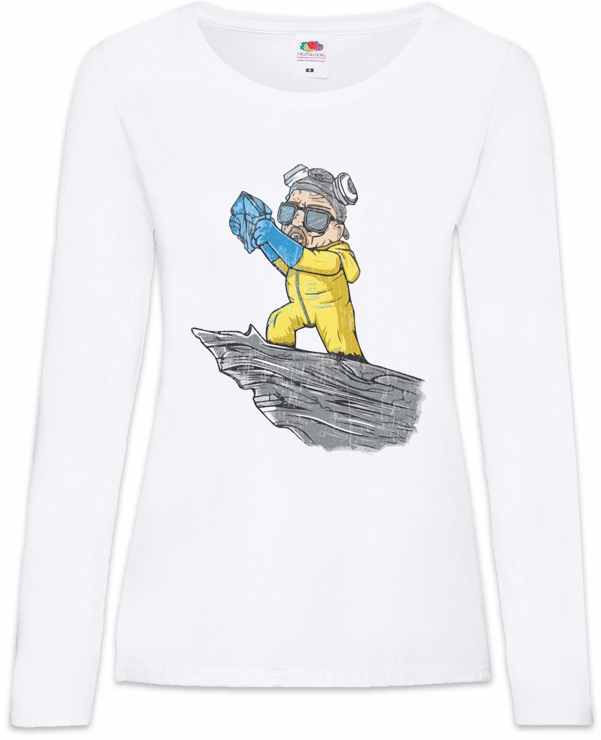 Langarmshirt Crystal King Damen Langarmshirt Breaking Walter Better Bad White Call
