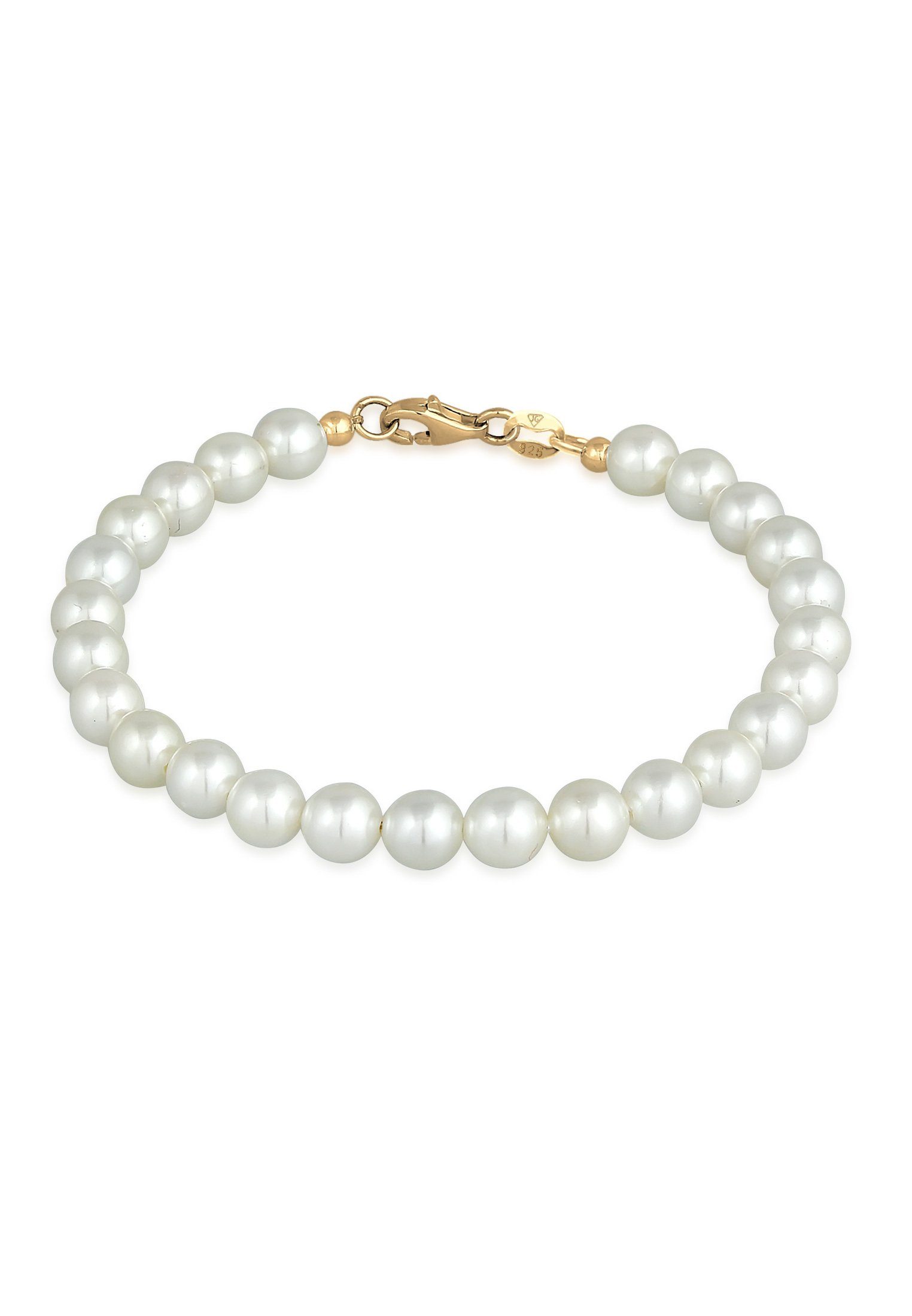 Elli Perlenarmband Zeitlos aus Muschelkernperlen 925 günstig online kaufen