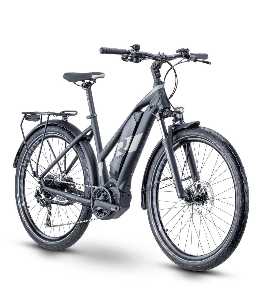 R Raymon E-Bike R Raymon TourRay E 3.0 Lady 27,5, Kettenschaltung, Mittelmotor, (mit Akkuladegerät, mit Akku-Schlüssel), abnehmbarer Akku