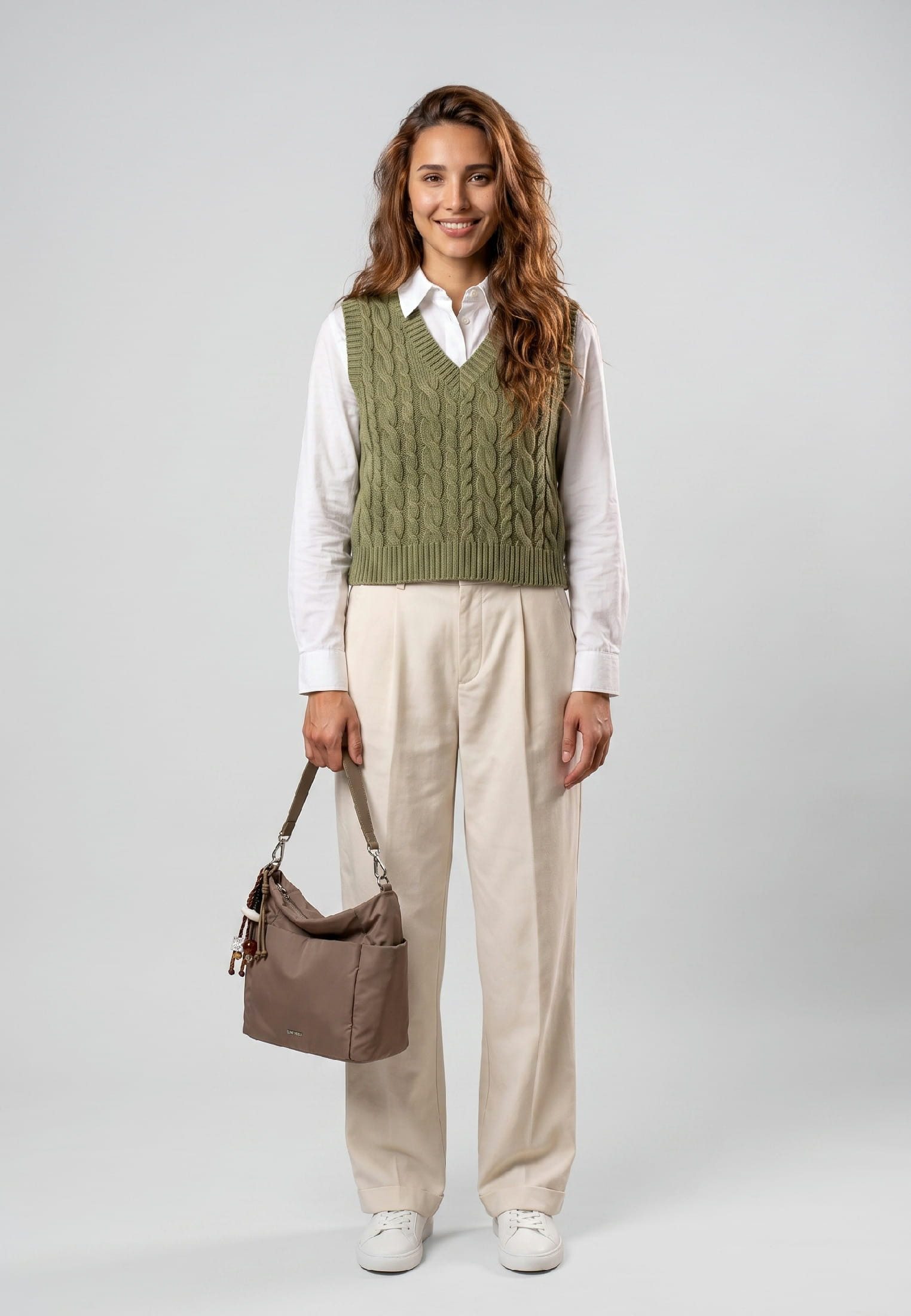 SURI FREY Beuteltasche SFY Sandey, Logo Patch