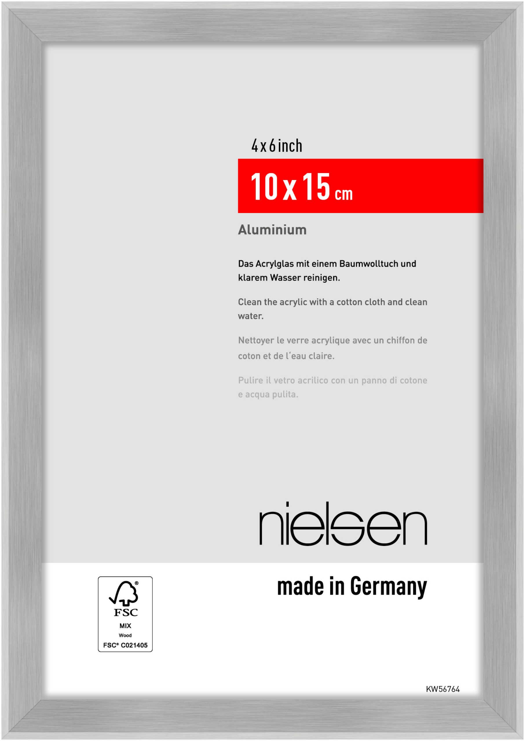 nielsen Bilderrahmen Aluminium Bilderrahmen Atlanta, (1 St)
