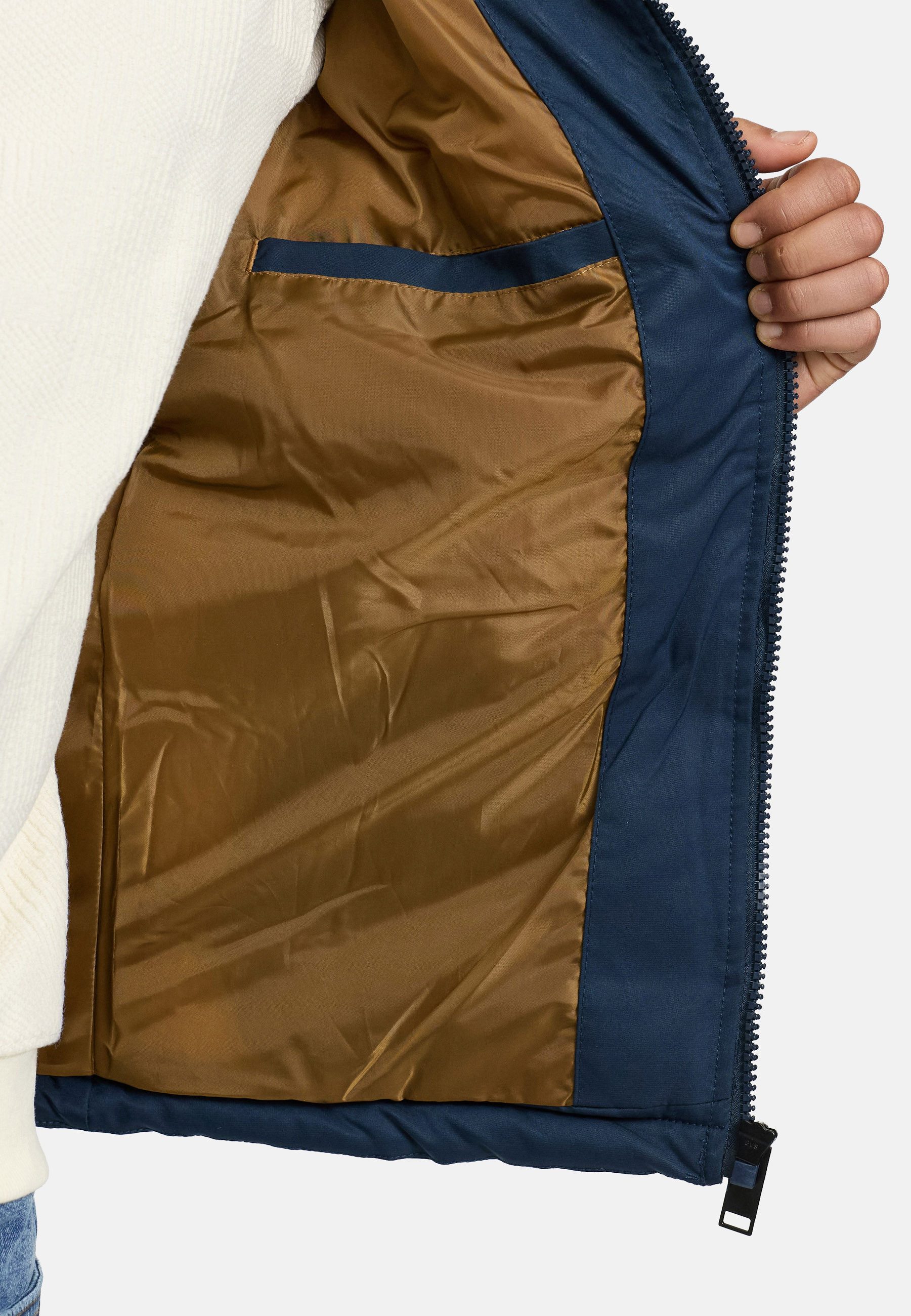 Indicode Steppjacke Herren Nemos Herrenjacke Daunen-Optik