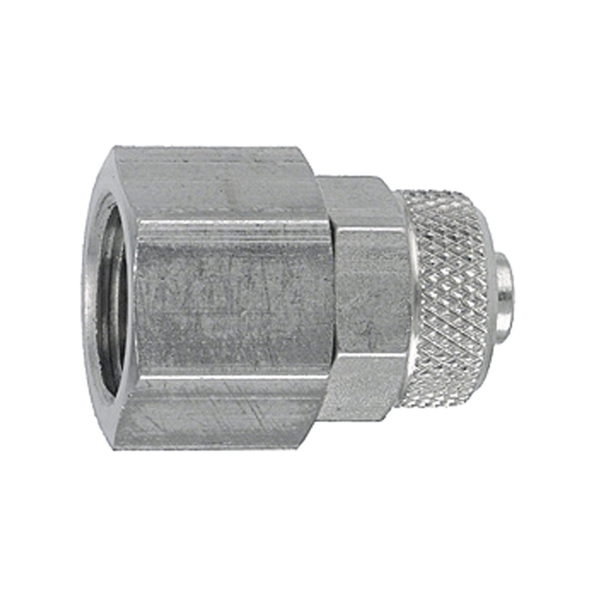 RIEGLER Schlauchverschraubung Riegler Gerade Aufschraubverschraubung, G 1/4 i., Schlauch 8/6, ES 1.4