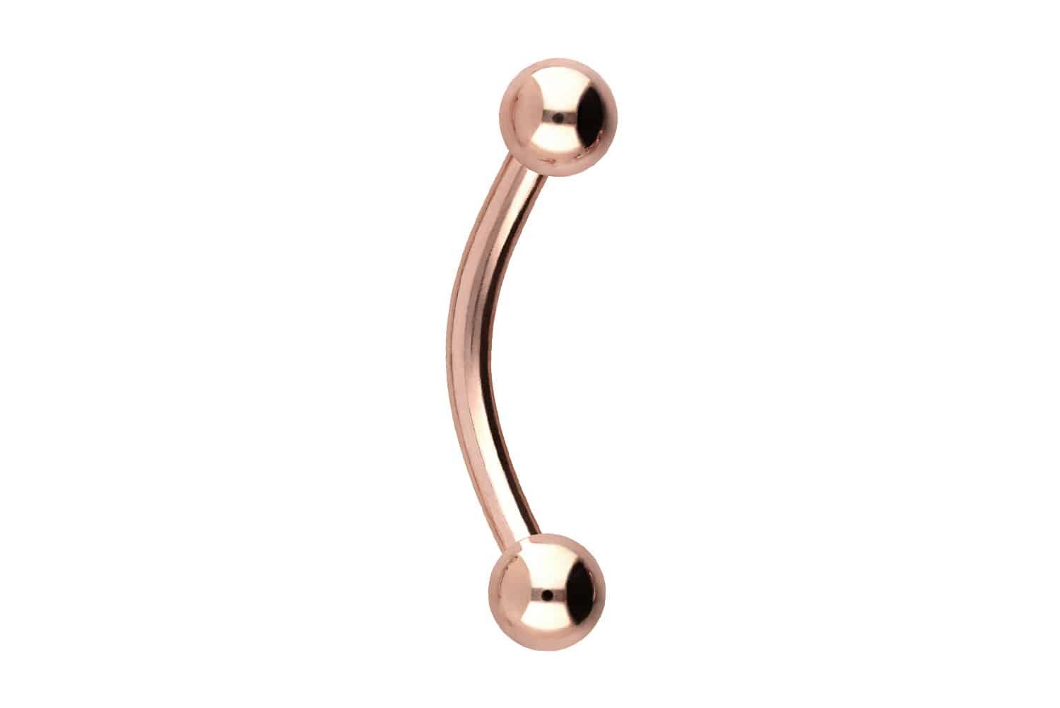 PIERCINGLINE Bauchnabelpiercing Chirurgenstahl Banane (Bananen / günstig online kaufen