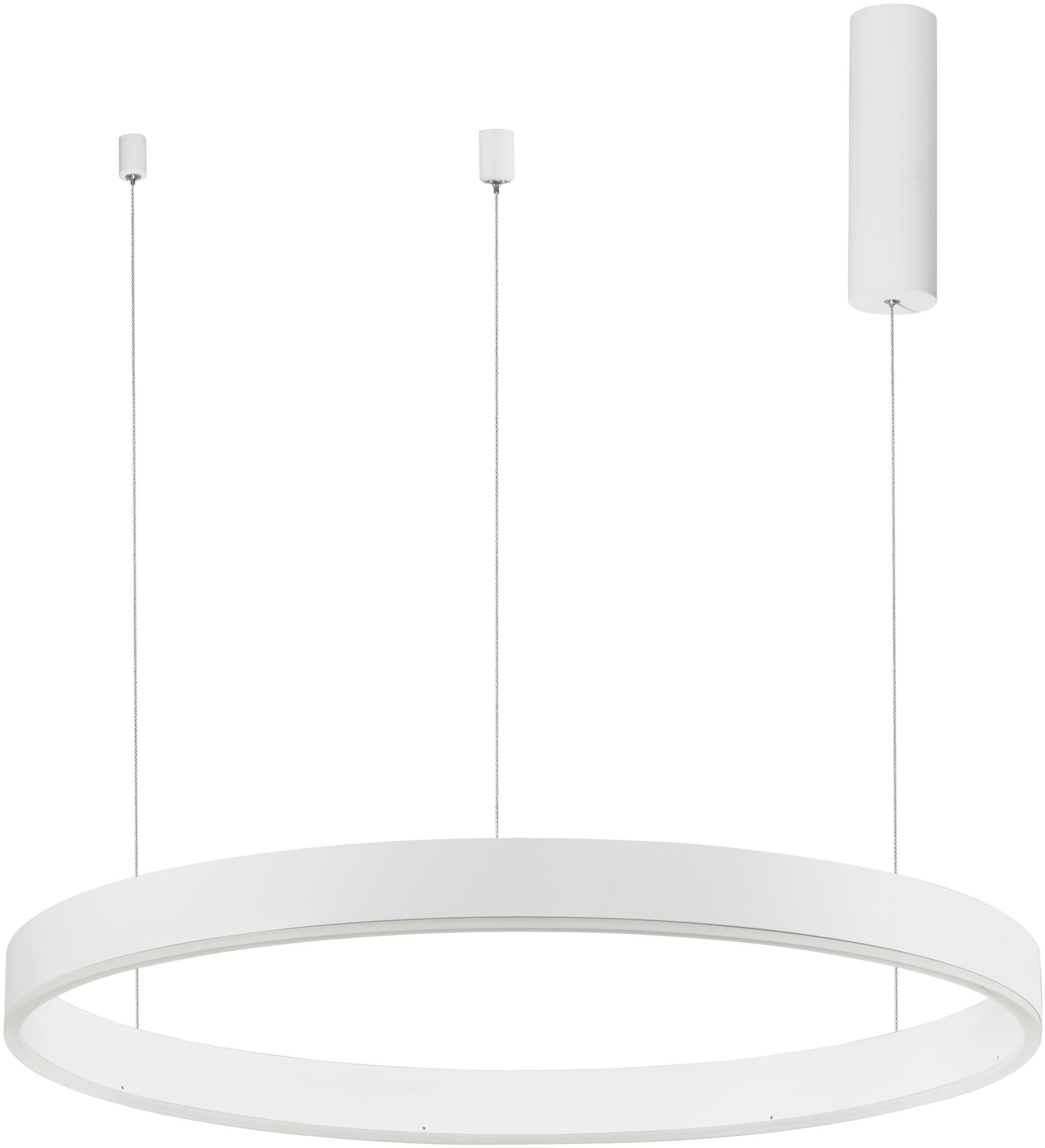 Nova Luce LED-Hängeleuchte MOTIF, dimmbar über Fernbedienung, LED fest integriert, Warmweiß, dimmbar, höhenverstellbar, Lichtfarbe verstellbar, Fernbedienung