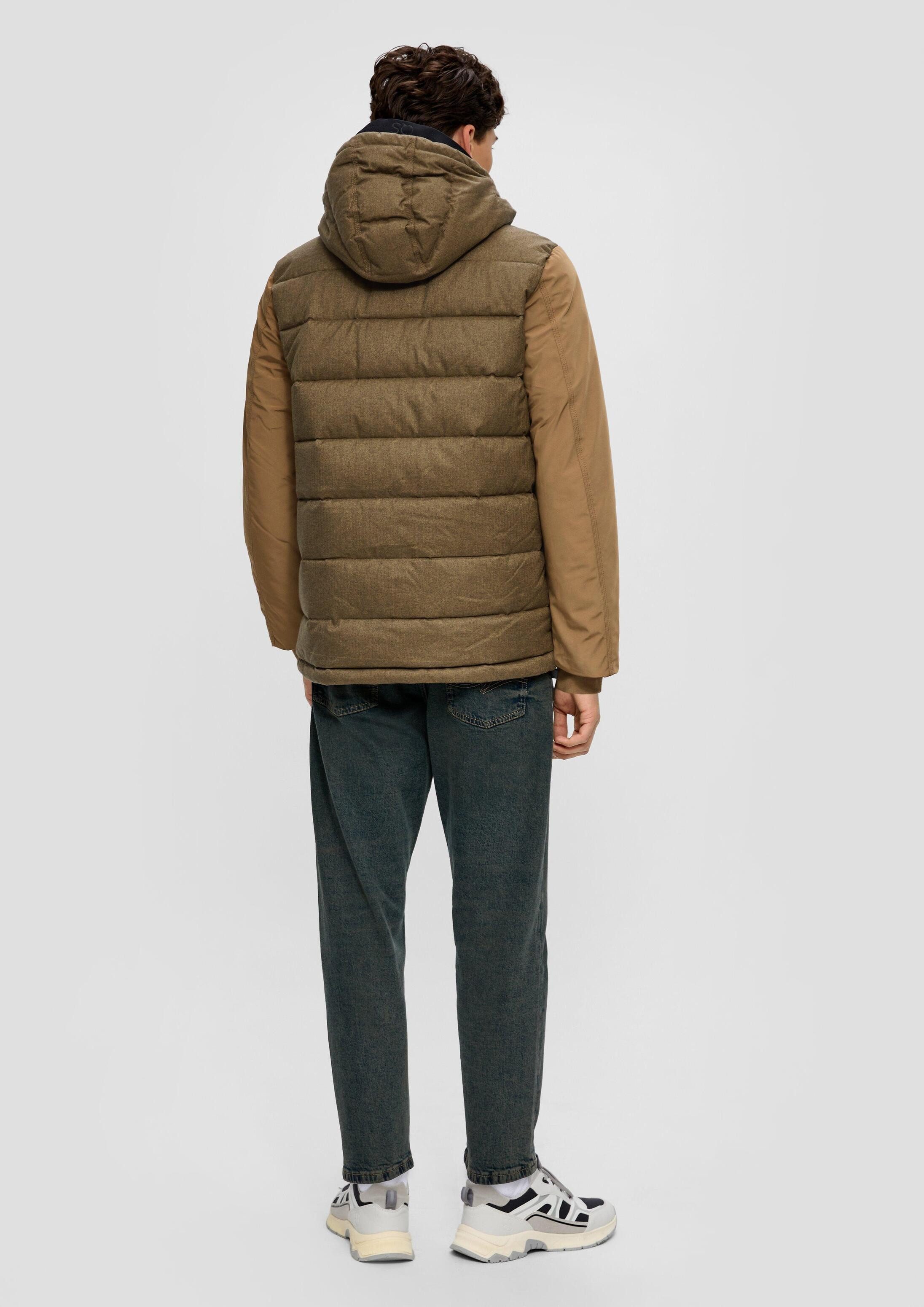QS Winterjacke Outdoor-Jacke Parka mit Steppdetail