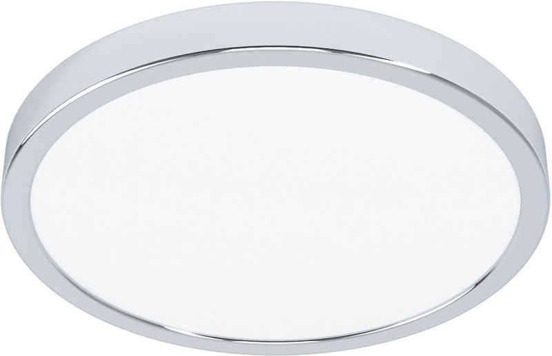 EGLO Deckenleuchte FUEVA 5, LED fest integriert, Neutralweiß, Ø 28,5 cm, LED Aufbauleuchte, Bad-Deckenlampe, Badezimmer Lampe, IP44