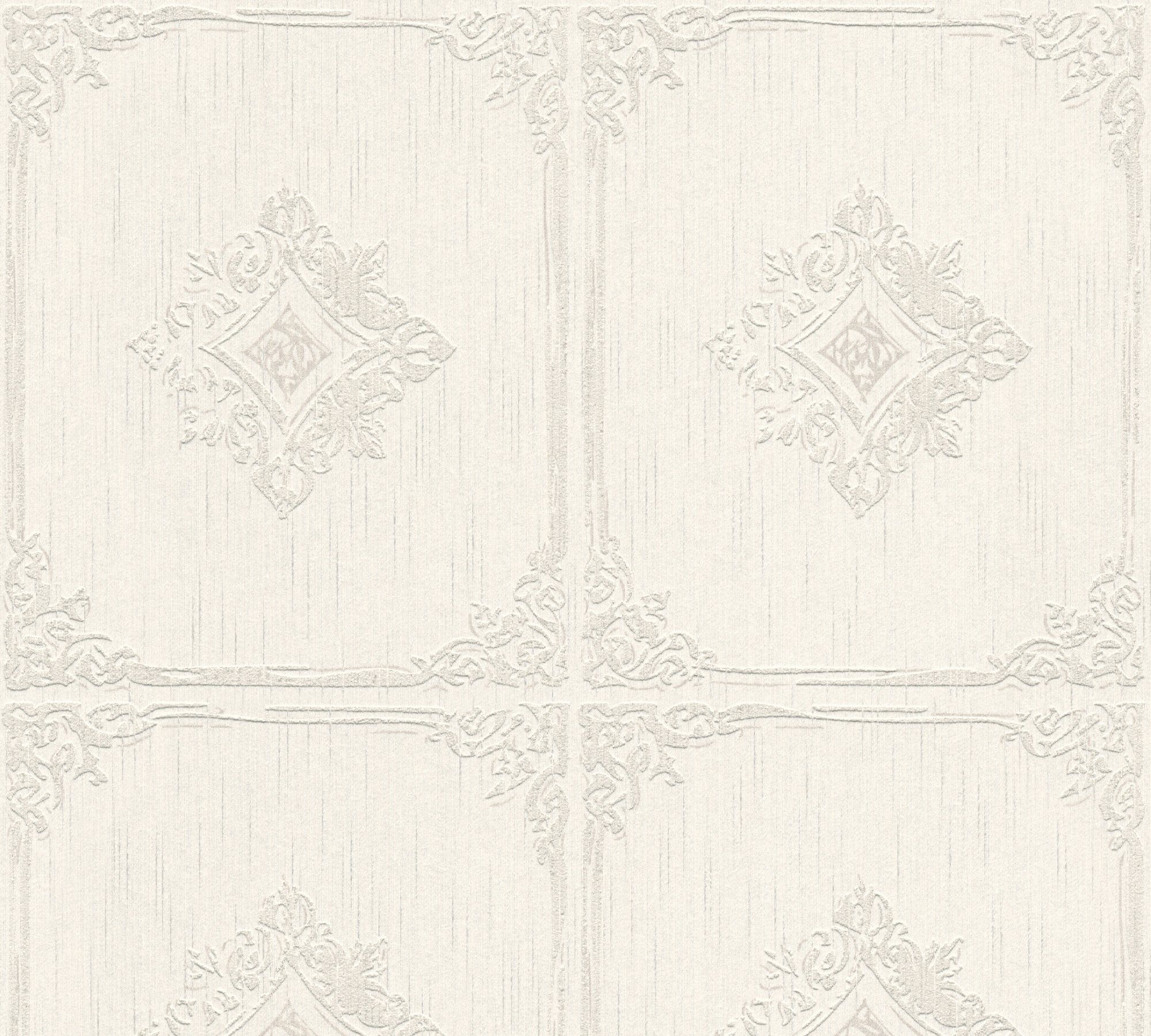 Architects Paper Textiltapete Tessuto, leicht strukturiert, Barock, gemustert, ornamental, Tapete Barock Tapeten Wohnzimmer Schlafzimmer Küche modern Design Büro