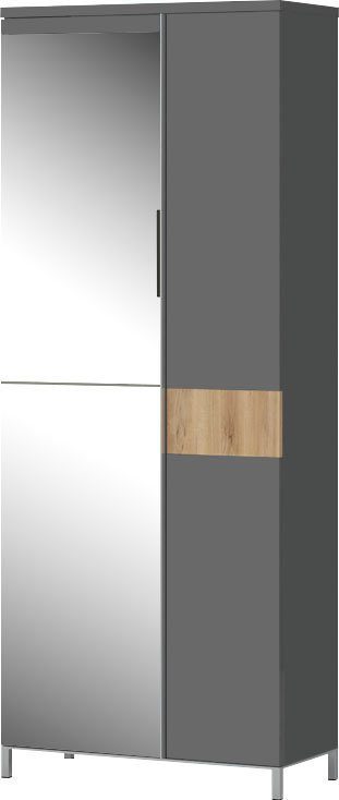 UV Places Style mit Soft-Close-Funktion of Onyx lackiert, Garderobenschrank