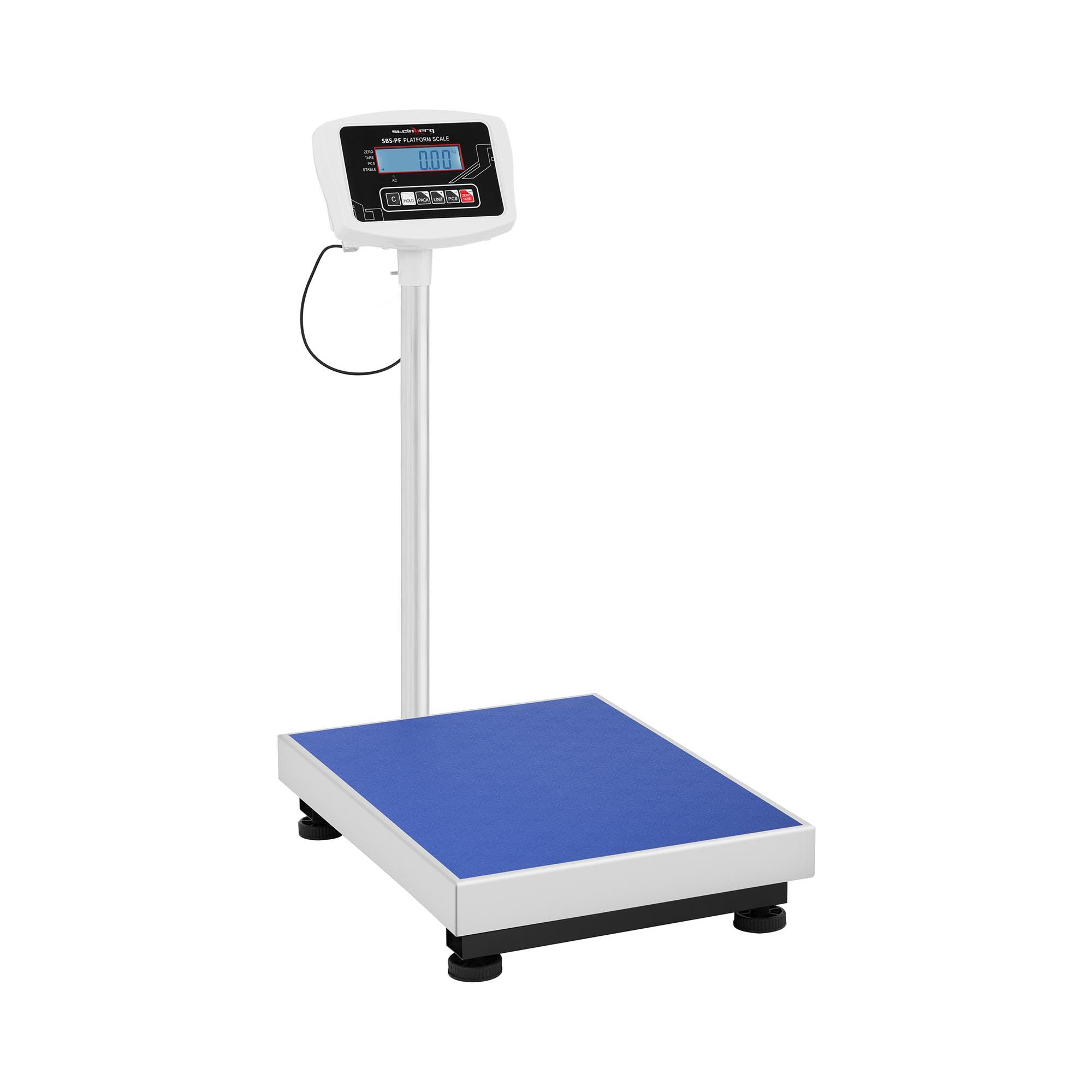 Präzisionswaage Plattformwaage 150 kg/ 50 g Paketwaage Industriewaage Bodenwaage 60x45