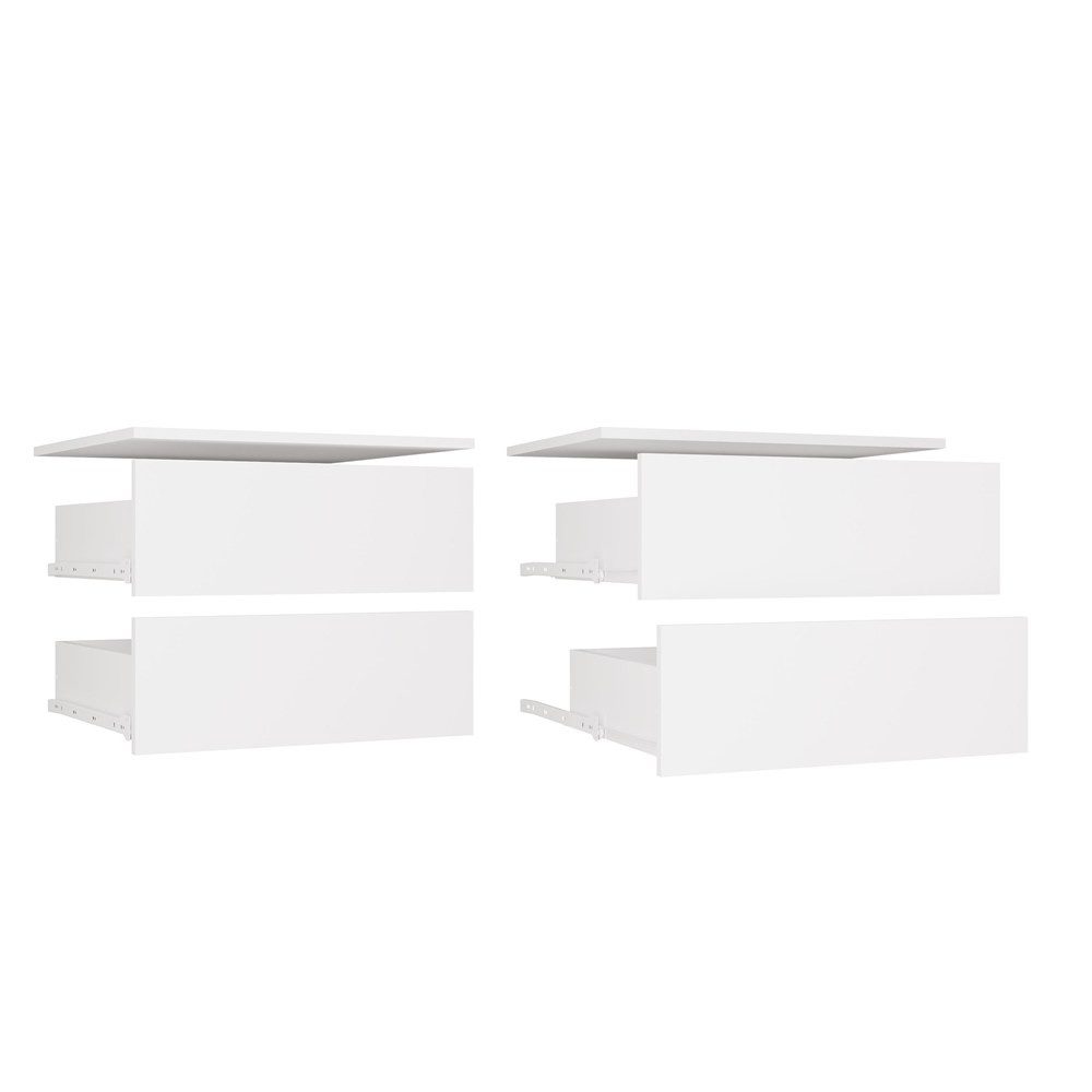 Raumhirsch Furniture Kleiderschrank Schubladenmodul, Schubladenschrank, Schrankmodu (Maße 56,8 x 50 x 40 (H) cm, 2 Schubladen) Modulschrank, 16 mm Plattenstärke