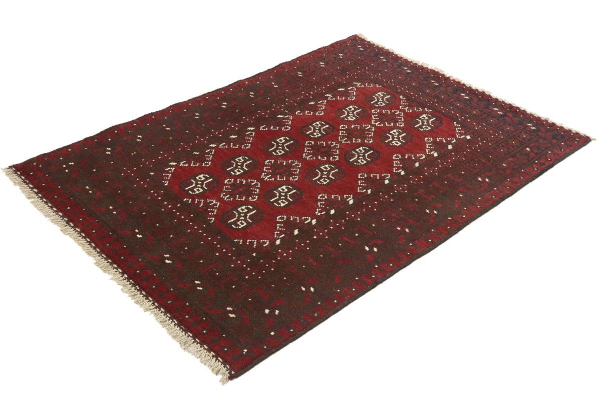 Akhche Afghan Orientteppich rechteckig, Nain Trading, Orientteppich, mm Handgeknüpfter 6 105x146 Höhe: