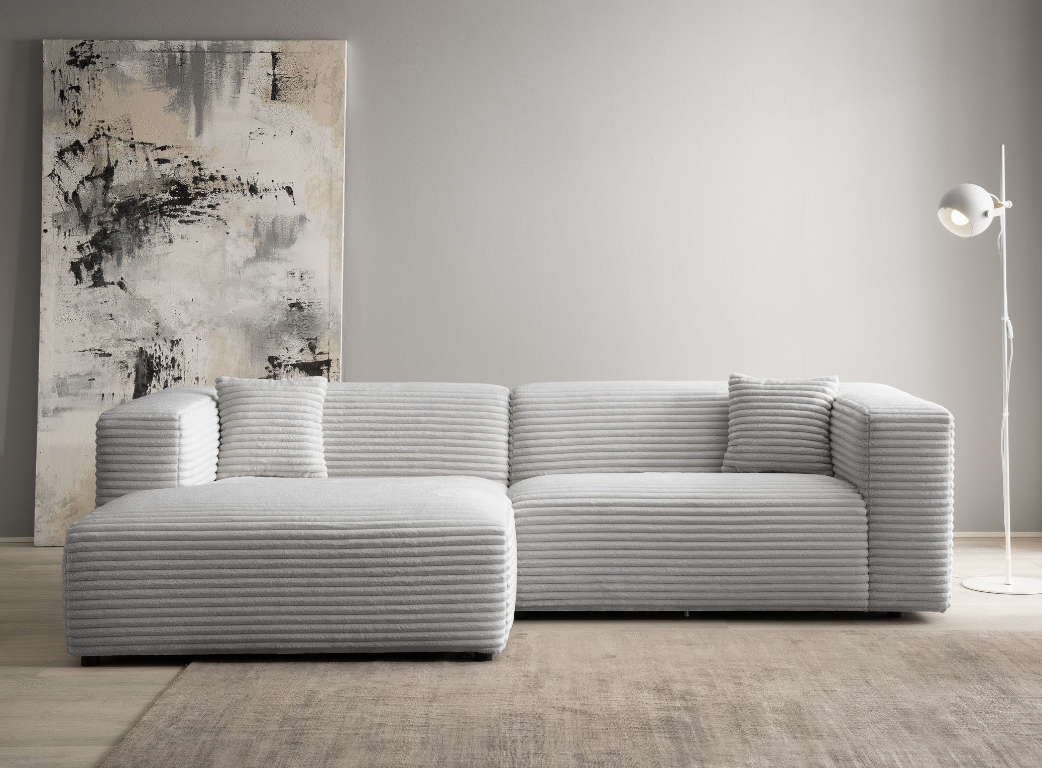 andas Ecksofa BAKELS, L-Form in Cord günstig online kaufen