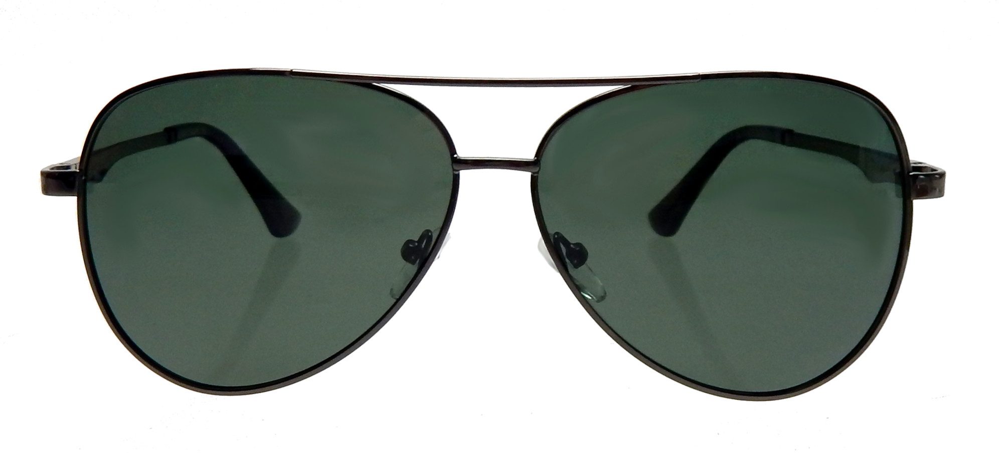 Ella Jonte Pilotenbrille Vintage schwarz mit polarisierenden Gläsern grau oder grün, UV400