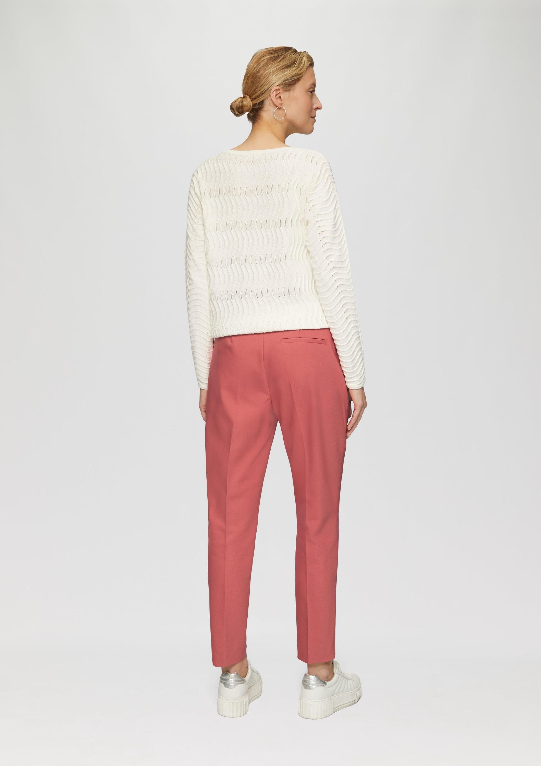 s.Oliver 7/8-Hose Hose Klassische Cigarette-Pants aus Baumwollsatin