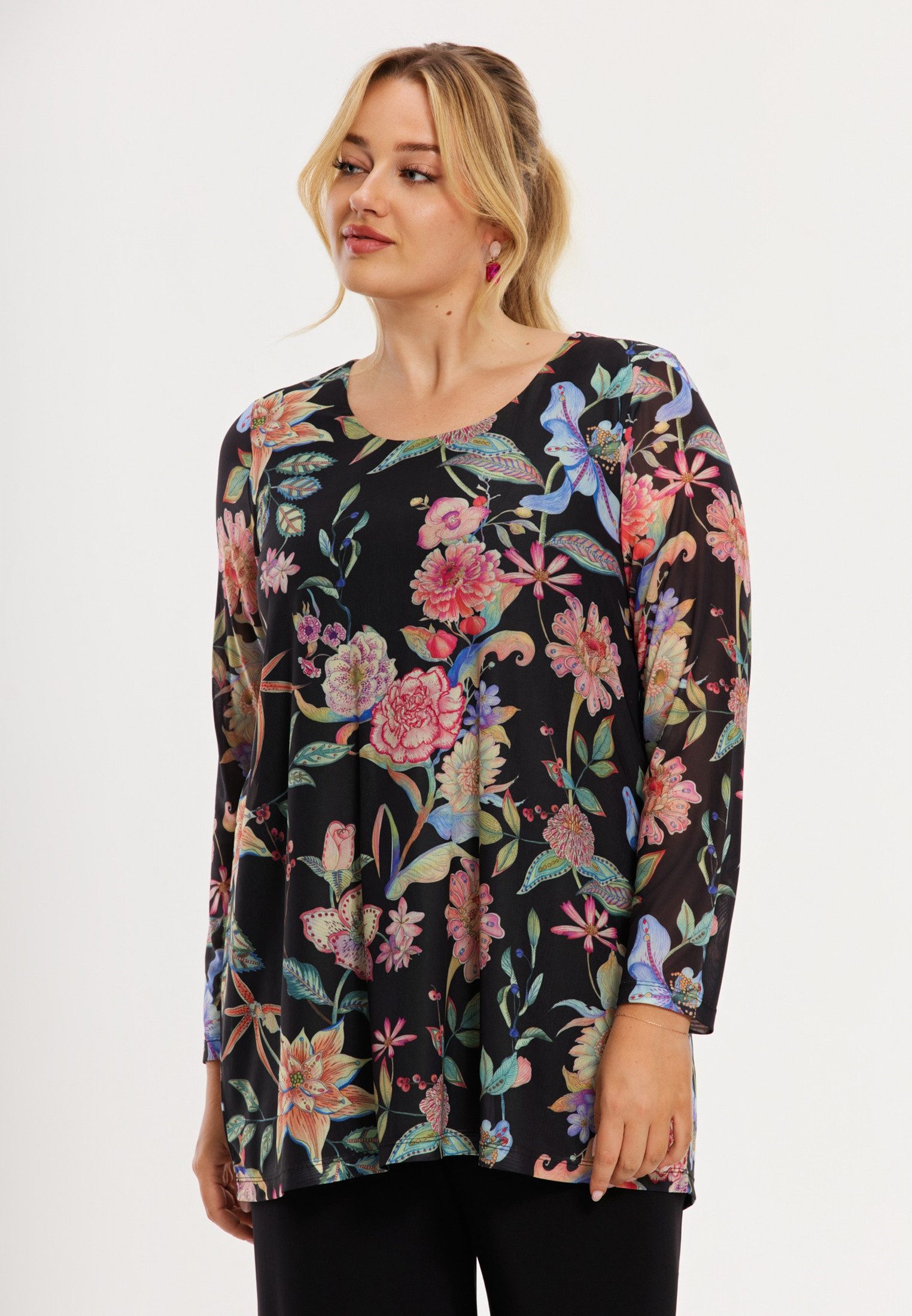 YOEK Tunika Damen Tunika mit Druck günstig online kaufen