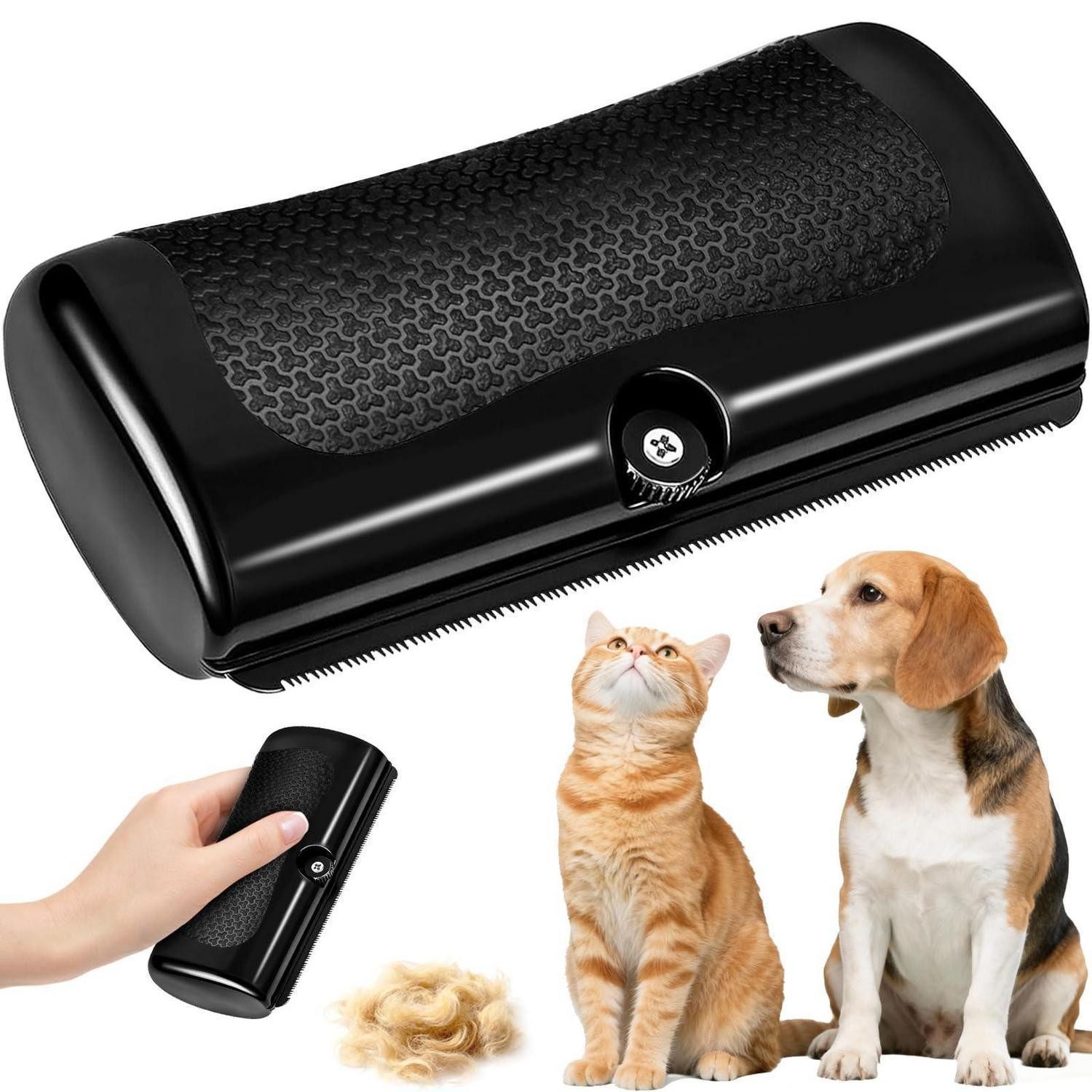LuxusKollektion Fellbürste Hundebürste Kurzhaar Pet Care Brush