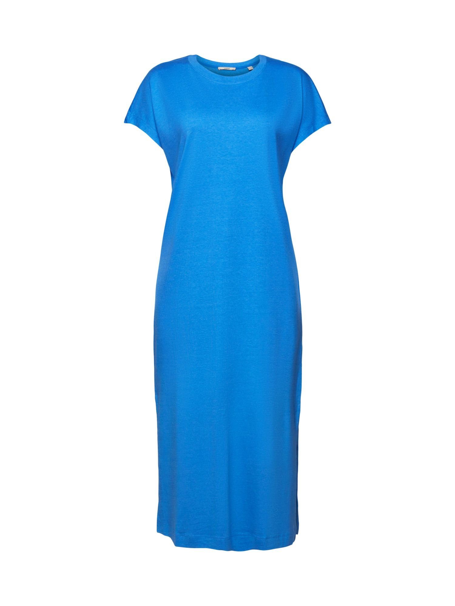 Esprit Midikleid Midi-Kleid aus Jersey BRIGHT BLUE