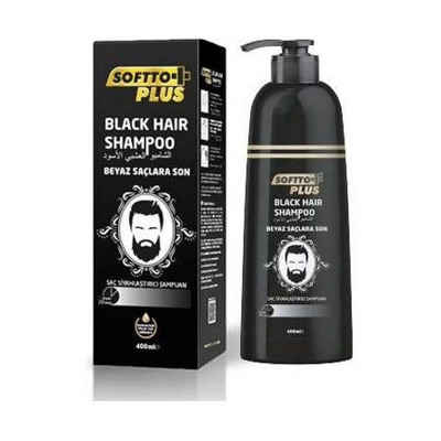 Gülirmak Bitkisel Kozmetik Haarshampoo Softto Plus Black Hair Shampoo Schwarzfärbendes Haarshampoo 350ml