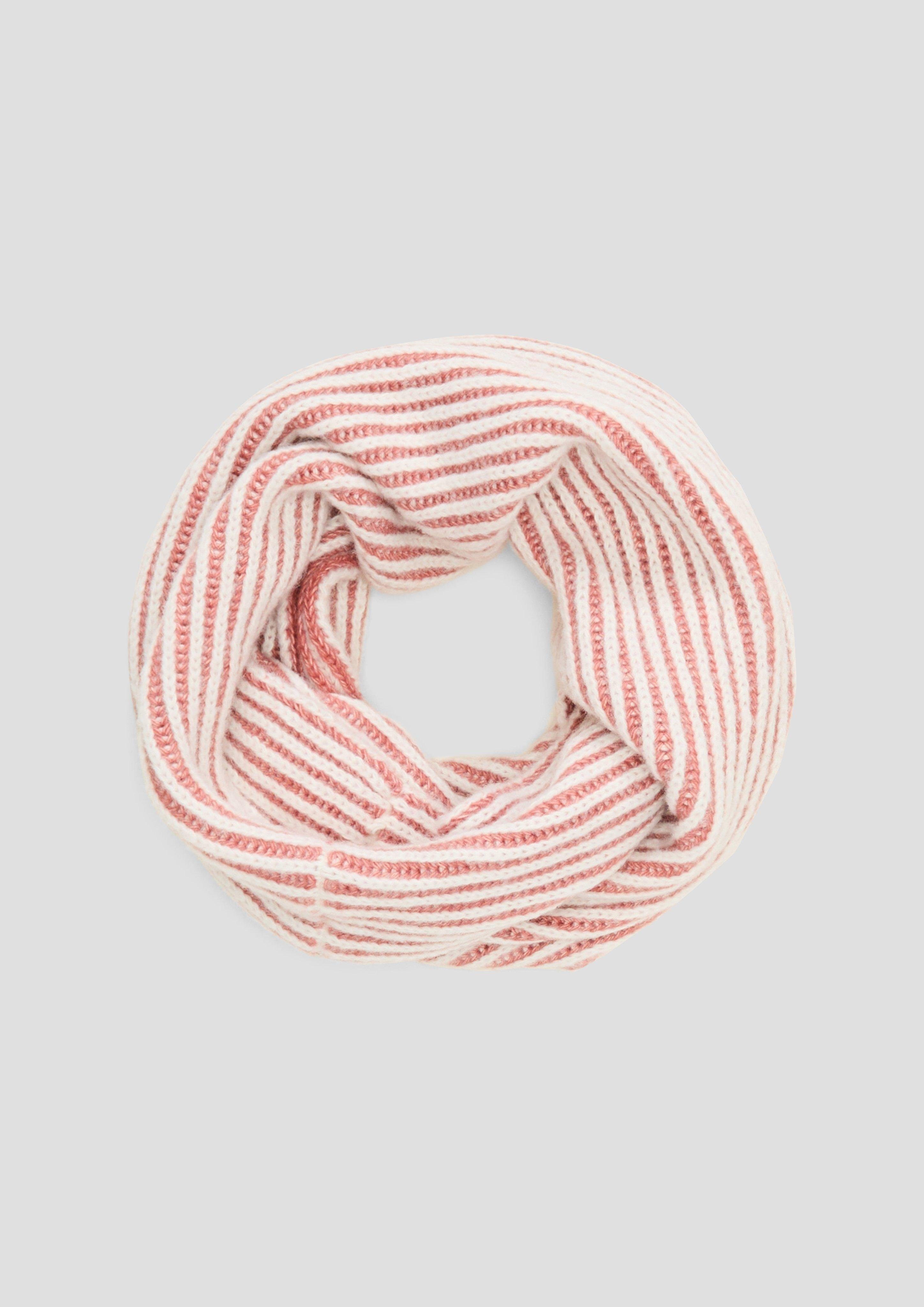 s.Oliver Halstuch Loop-Schal aus Baumwollmix mit Wolle