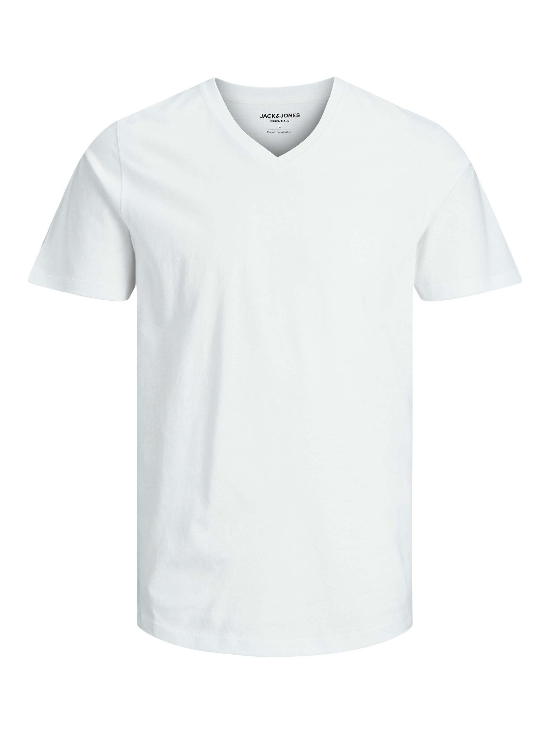TOM TAILOR T-Shirt T-Shirt Plain Kurzarmshirt weiß (1-tlg)