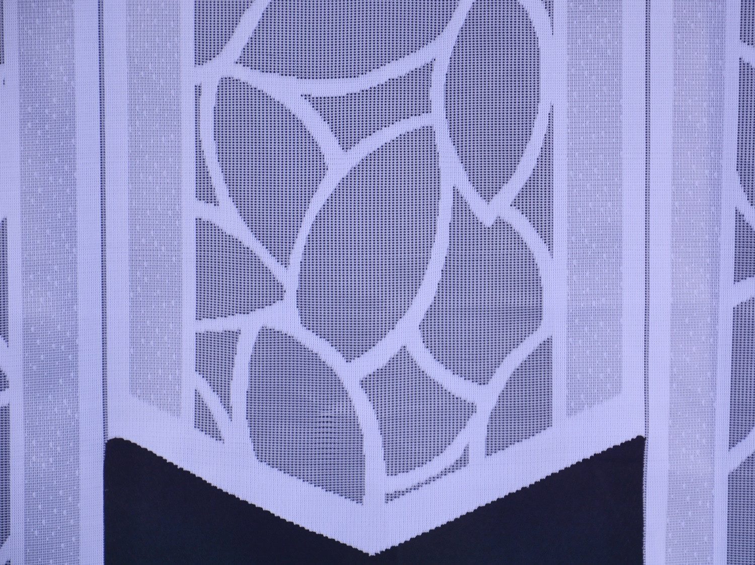 HOME WOHNIDEEN Scheibengardine Bistrogardine Flächenvorhang Jacquard weiß BxH 90x80cm, Ösen, transparent, Store