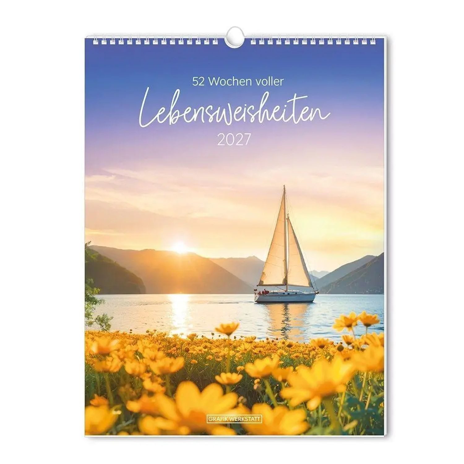 Grafik Werkstatt Wandkalender Wochenkalender 2027 LebensWeisheiten