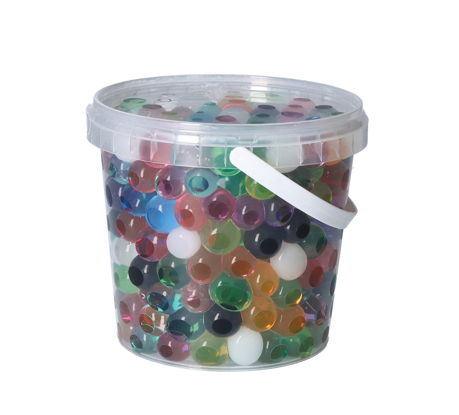 trendfinding Deko-Granulate 1 Liter Eimer Aqualinos Hydroperlen, Verschiedene Größen und Farben